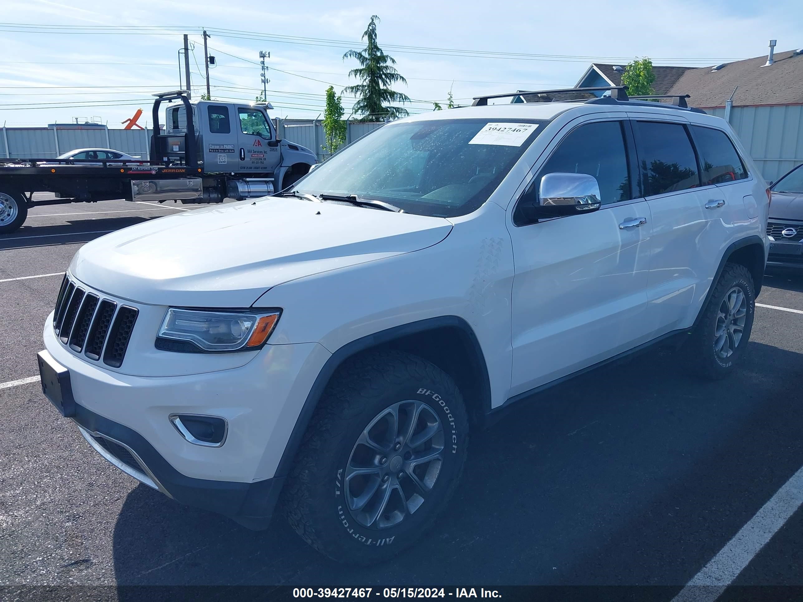 2014 Jeep Grand Cherokee Limited vin: 1C4RJFBM1EC408651