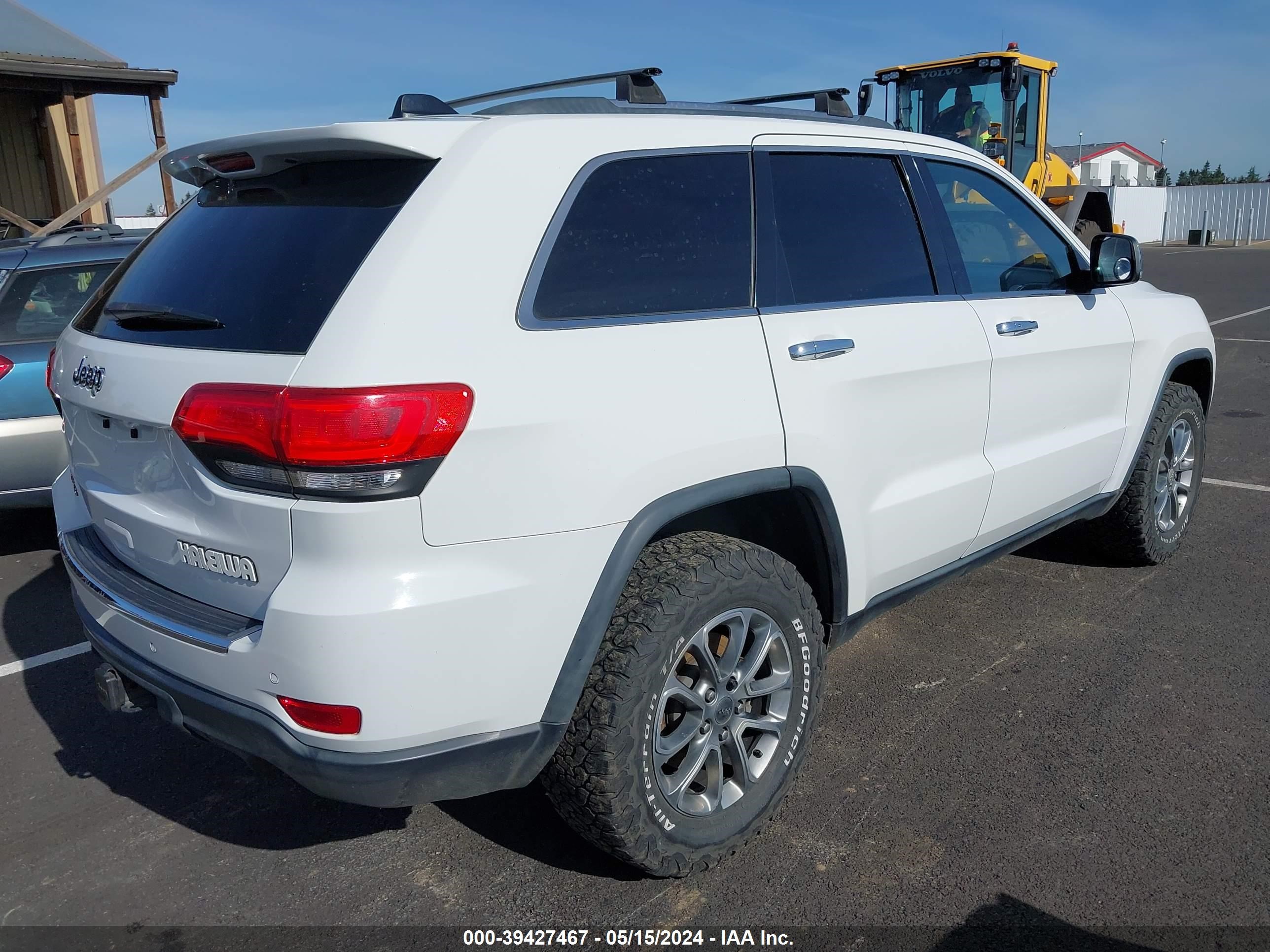 2014 Jeep Grand Cherokee Limited vin: 1C4RJFBM1EC408651