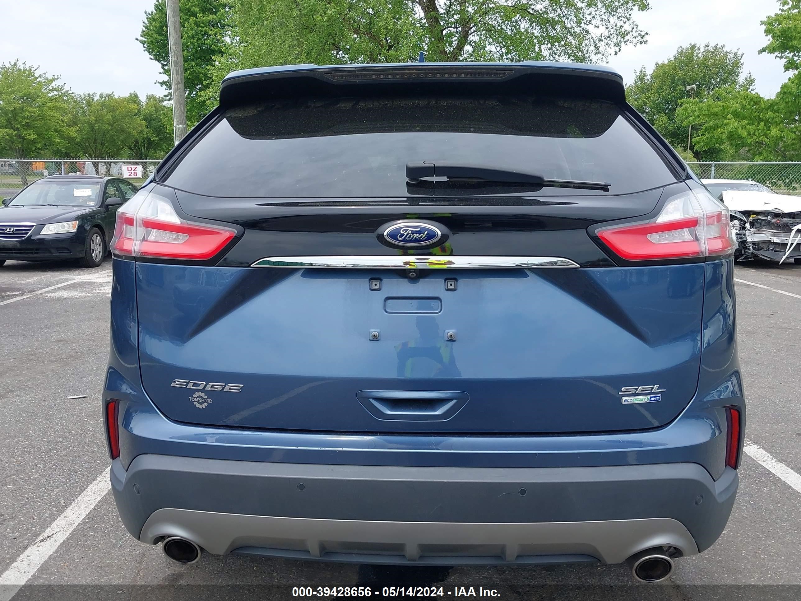 2019 Ford Edge Sel vin: 2FMPK4J94KBB66273