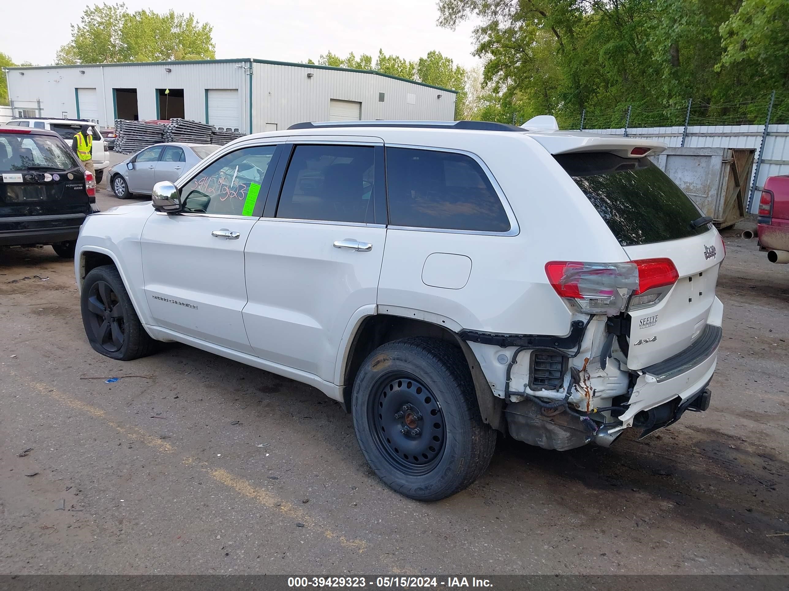 2014 Jeep Grand Cherokee Overland vin: 1C4RJFCT4EC105398