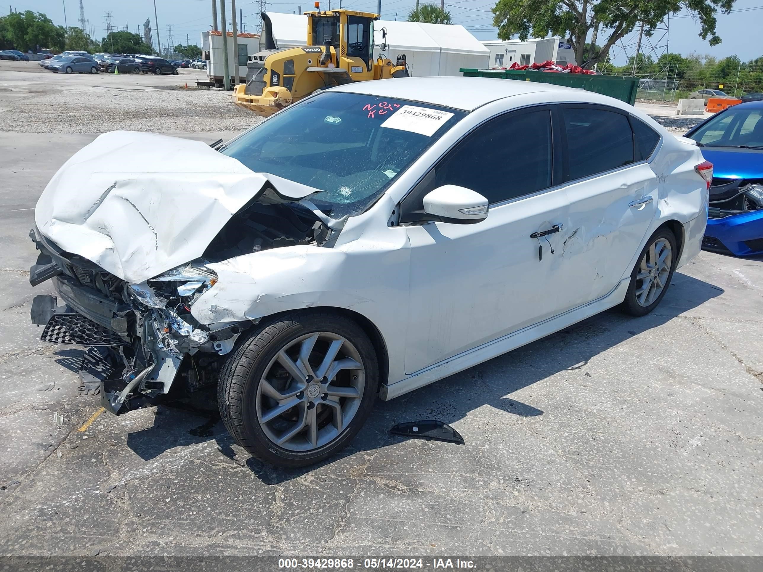 2015 Nissan Sentra Sr vin: 3N1AB7AP0FY266686