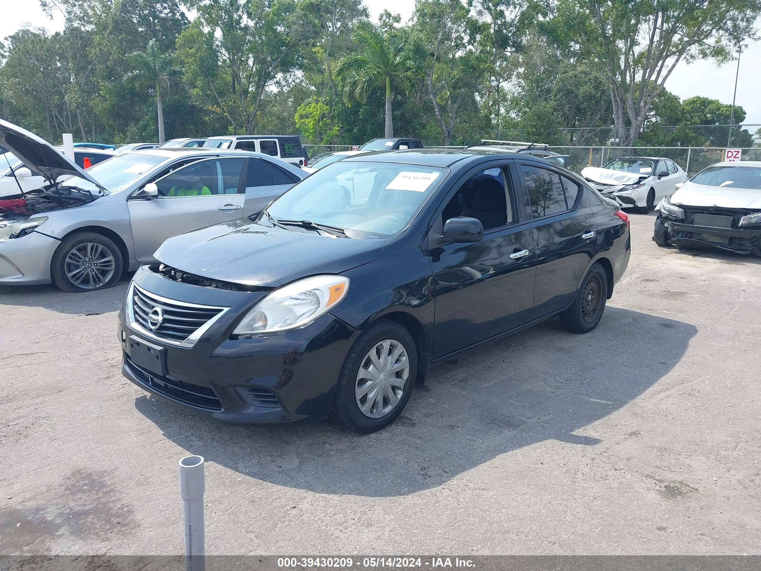 2014 Nissan Versa 1.6 Sv vin: 3N1CN7AP3EK438811