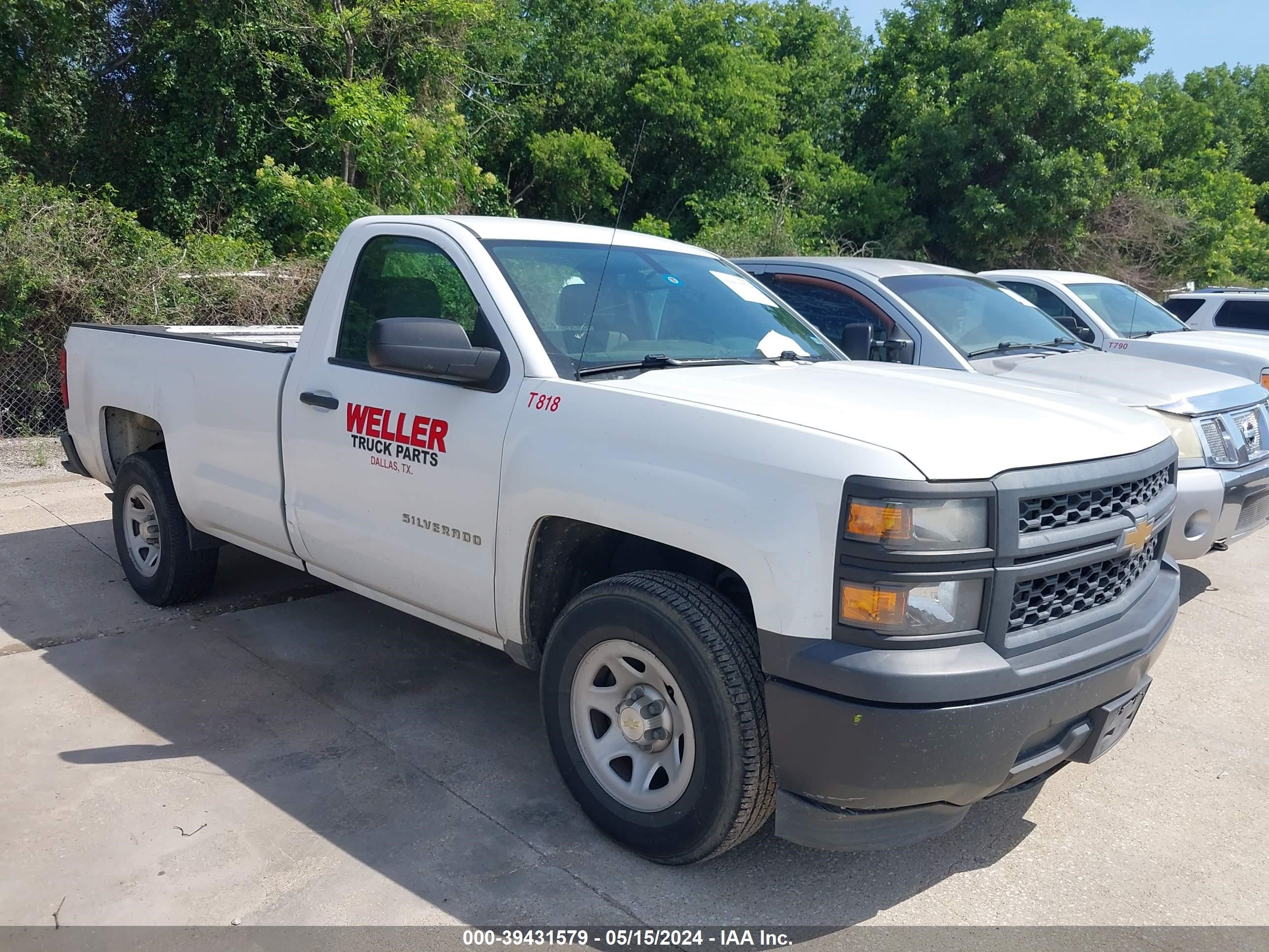 2014 Chevrolet Silverado 1500 Work Truck 1Wt vin: 1GCNCPEH2EZ392471