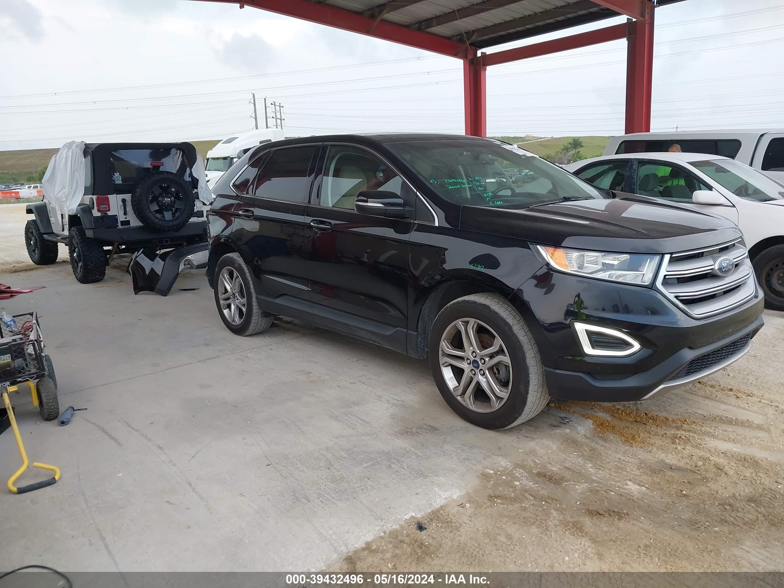 2017 Ford Edge Titanium vin: 2FMPK3K91HBB21017