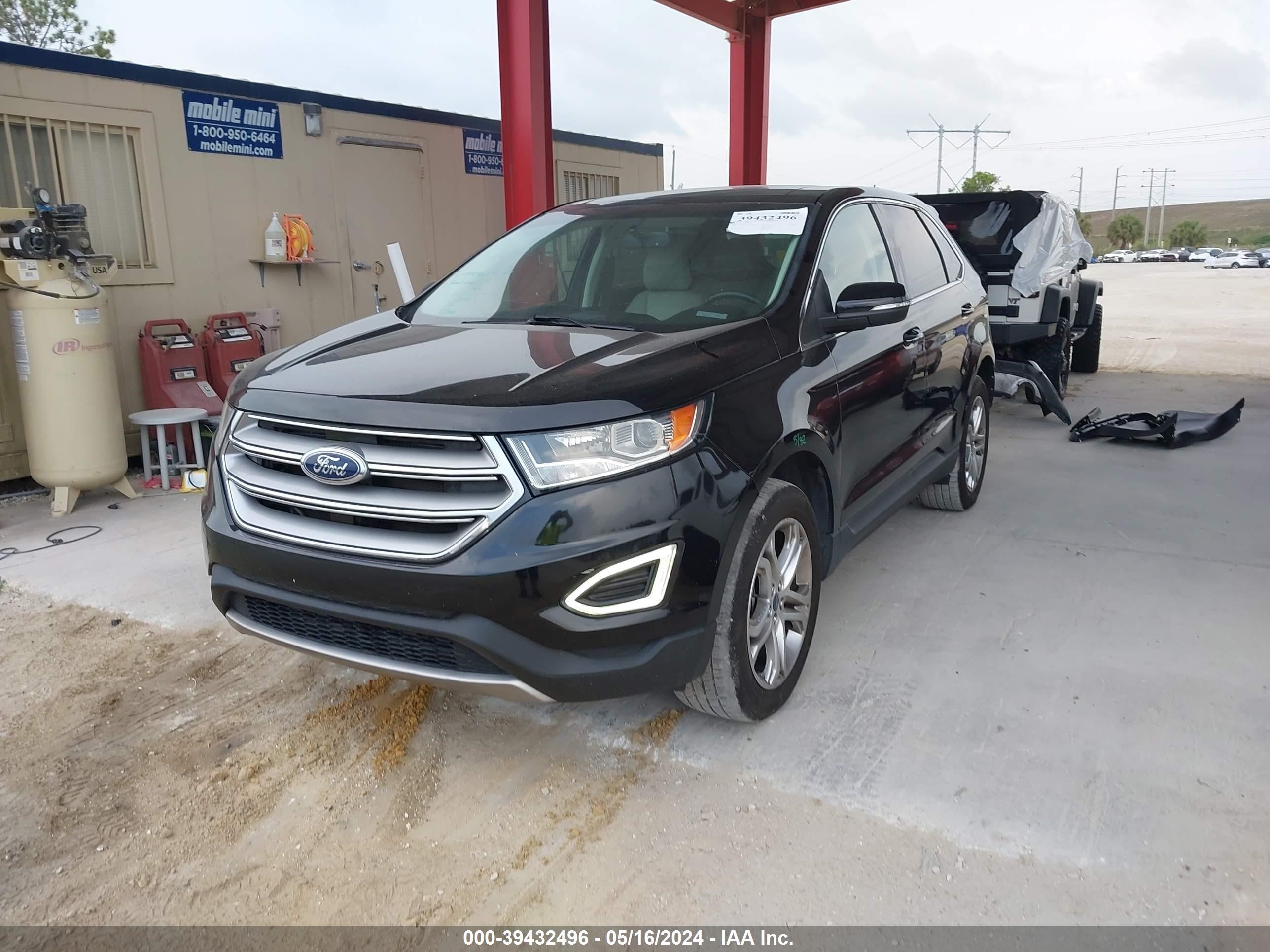 2017 Ford Edge Titanium vin: 2FMPK3K91HBB21017