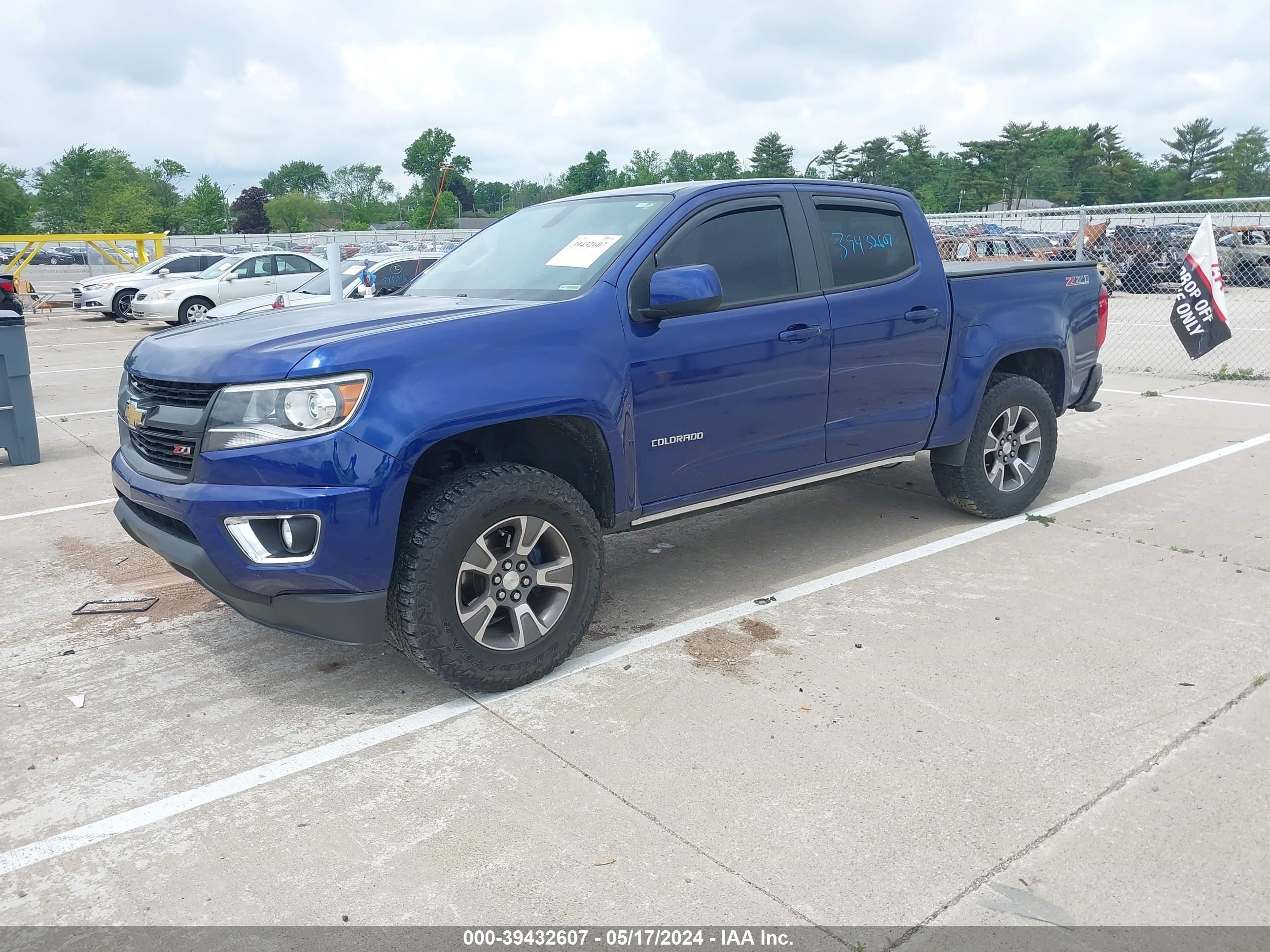 1GCGTDE35G1109624 2016 Chevrolet Colorado Z71