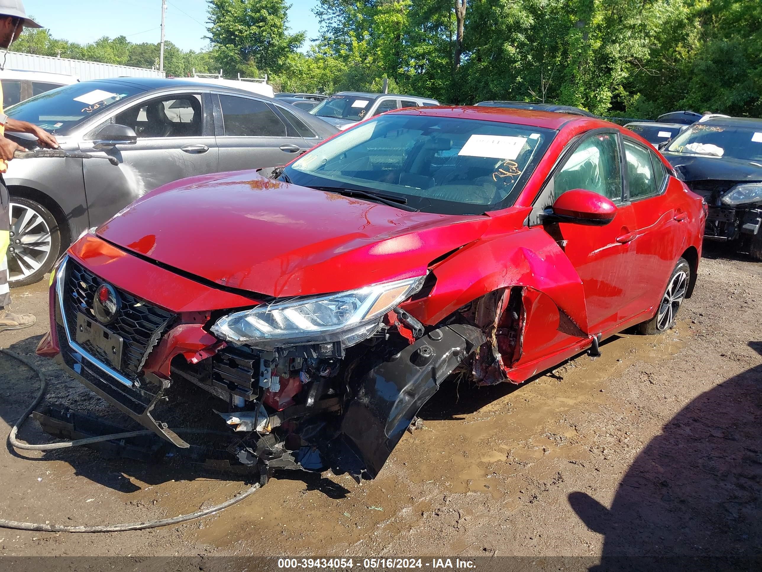 2022 Nissan Sentra Sv Xtronic Cvt vin: 3N1AB8CV8NY205697