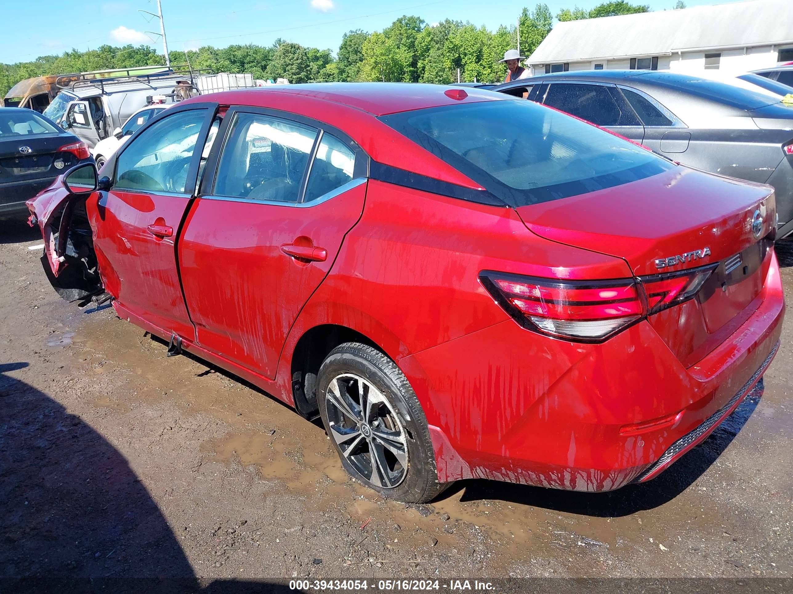 2022 Nissan Sentra Sv Xtronic Cvt vin: 3N1AB8CV8NY205697