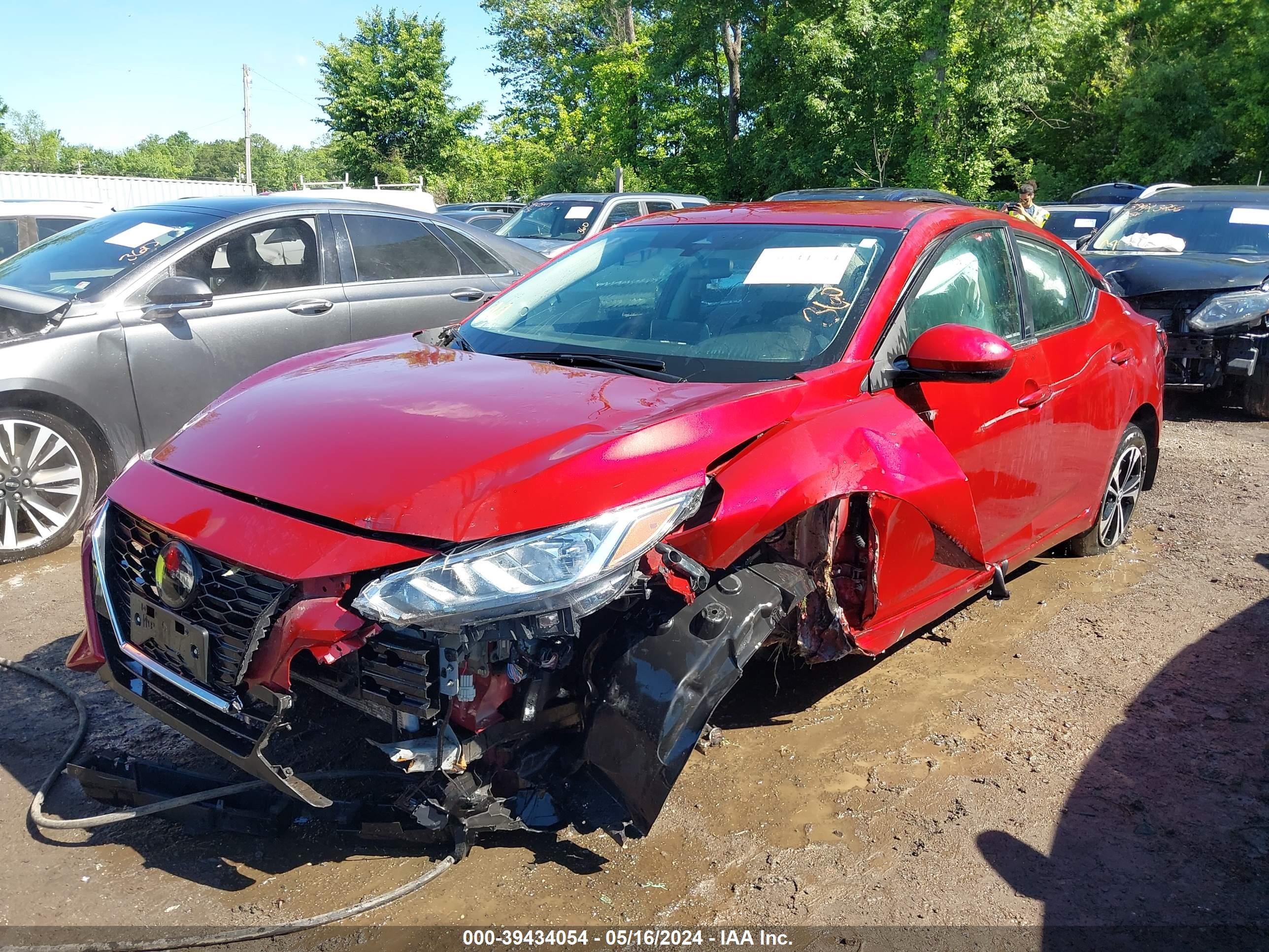 2022 Nissan Sentra Sv Xtronic Cvt vin: 3N1AB8CV8NY205697