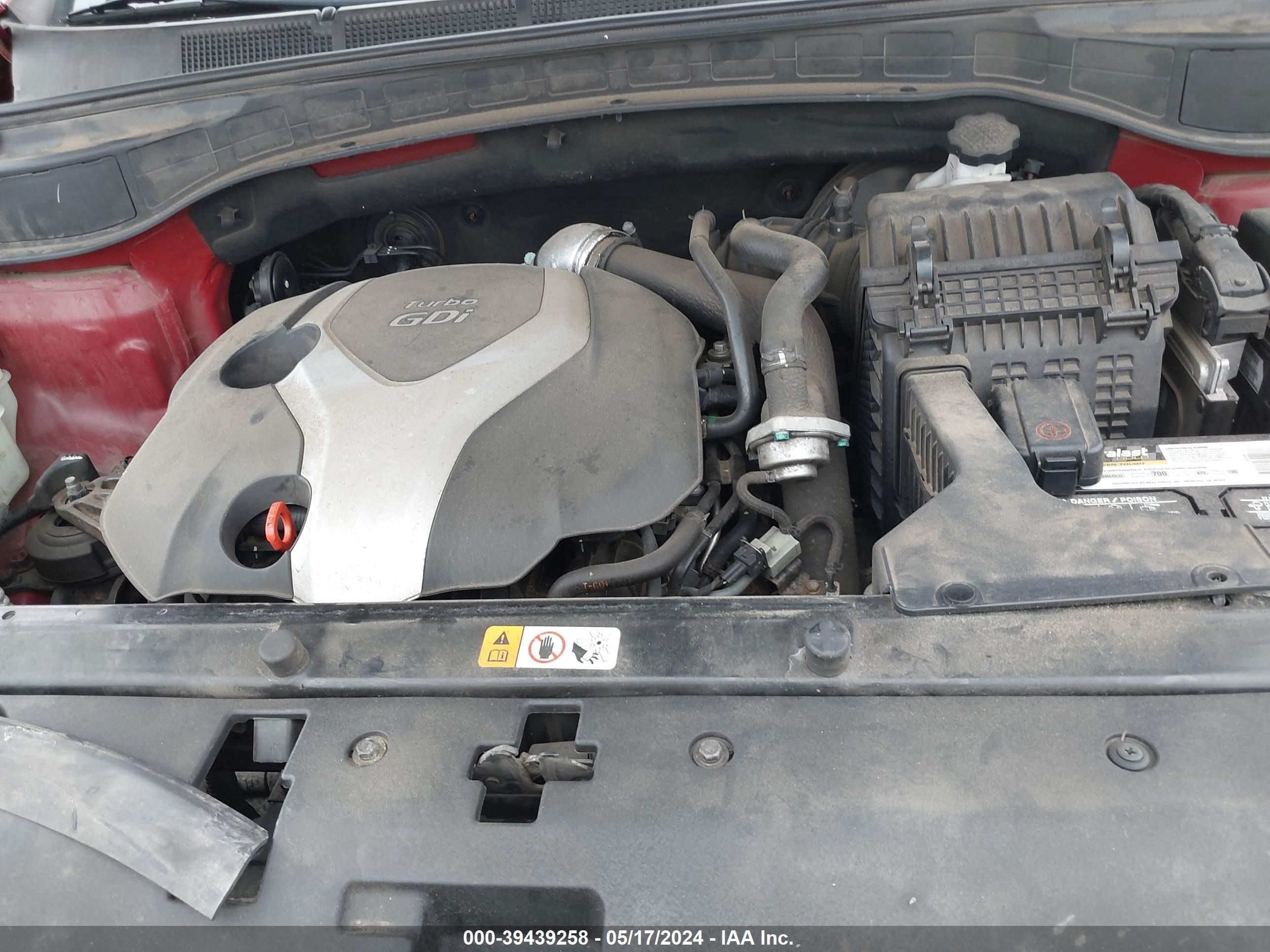 5XYZWDLA7FG282951 2015 Hyundai Santa Fe Sport 2.0L Turbo