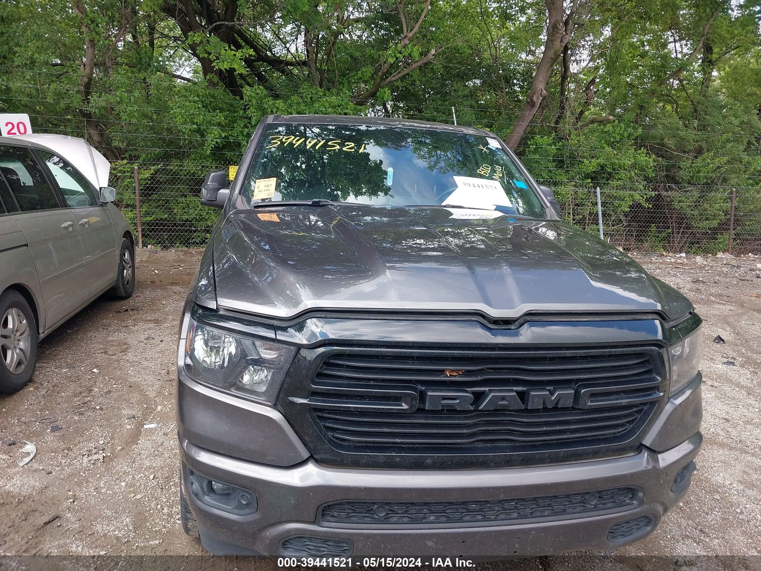 2021 Ram 1500 Big Horn 4X4 5'7 Box vin: 1C6SRFFT2MN551954