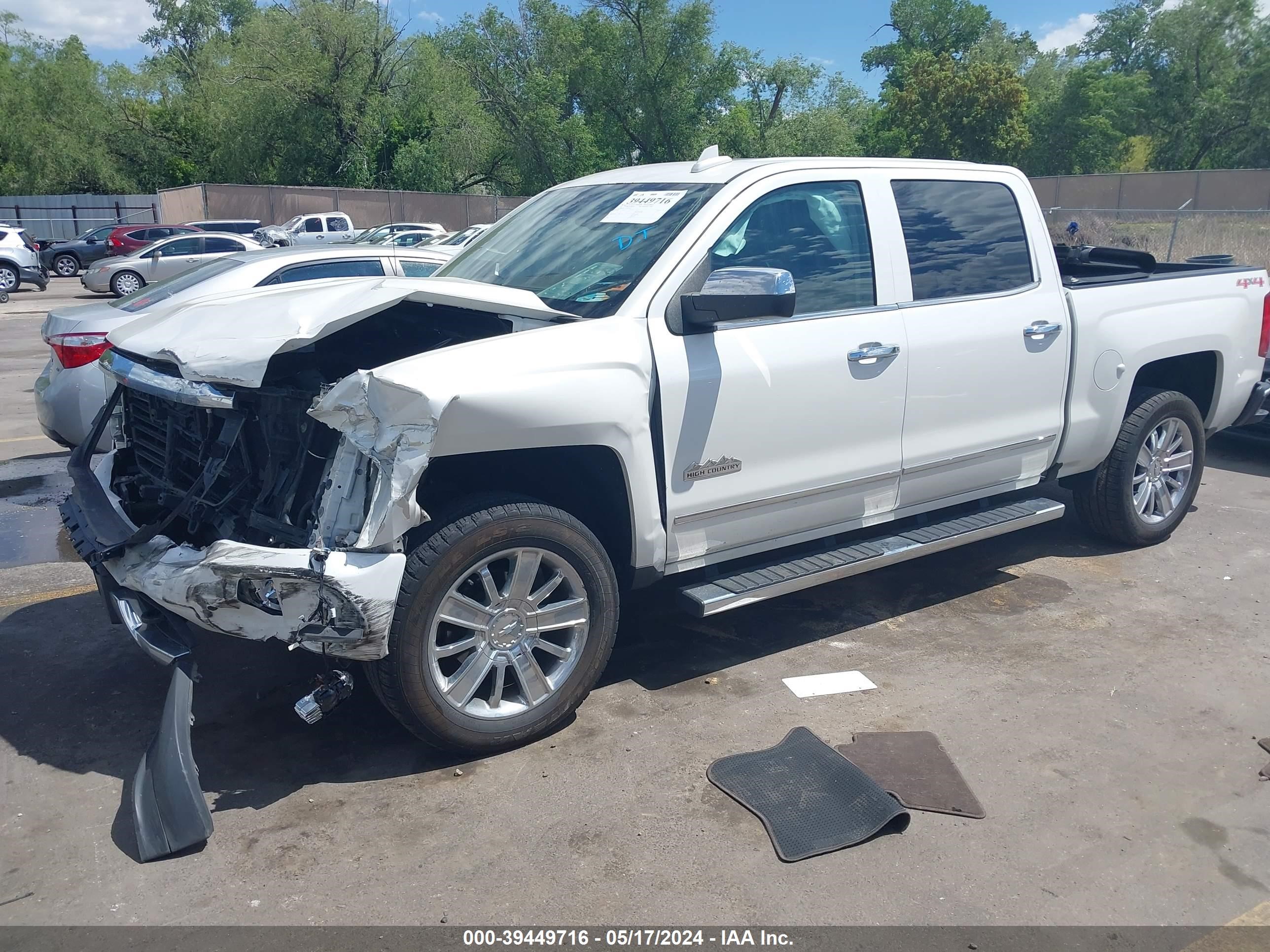 2017 Chevrolet Silverado 1500 High Country vin: 3GCUKTEJ7HG349212