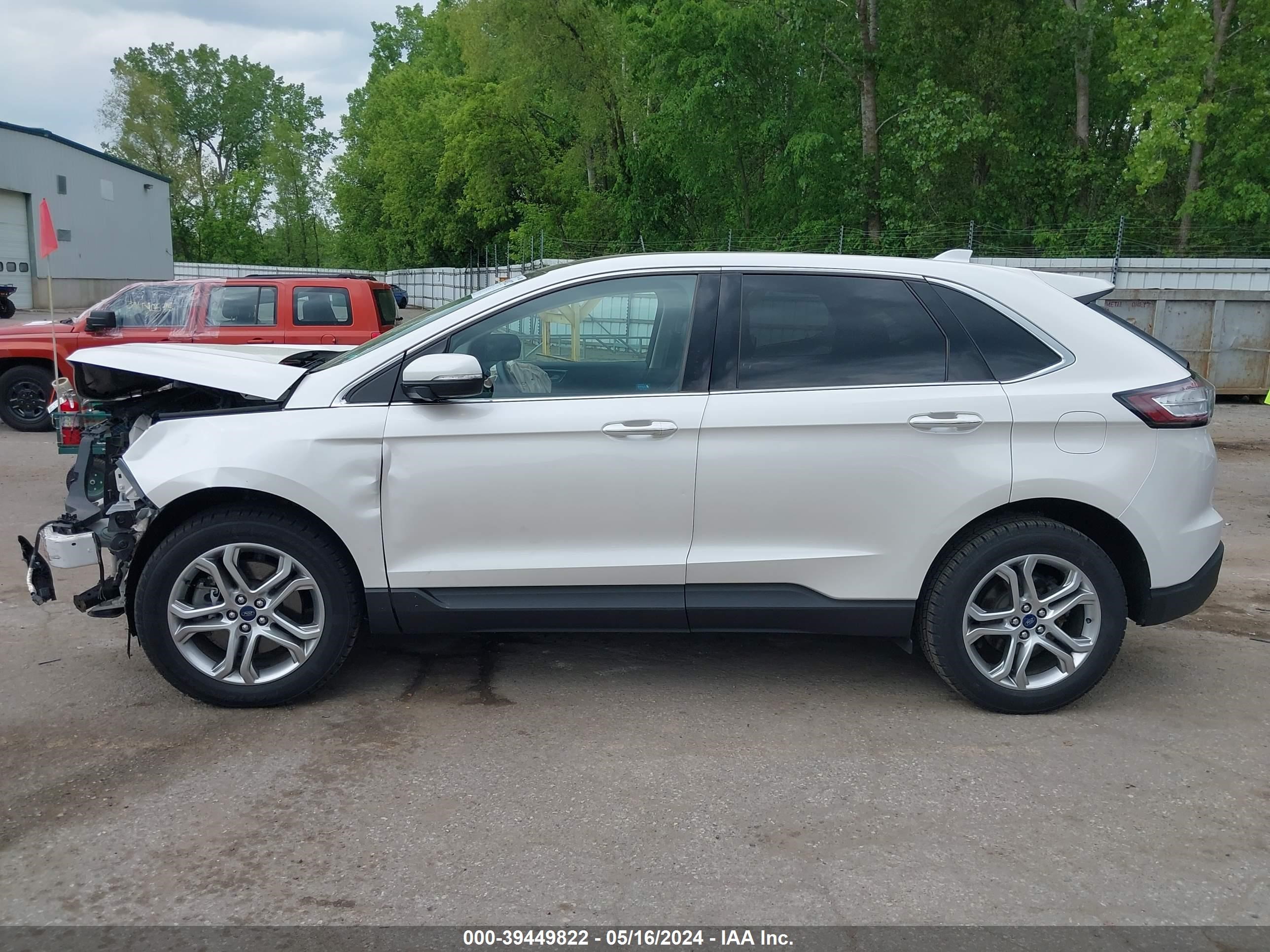 2016 Ford Edge Titanium vin: 2FMPK4K85GBB50550