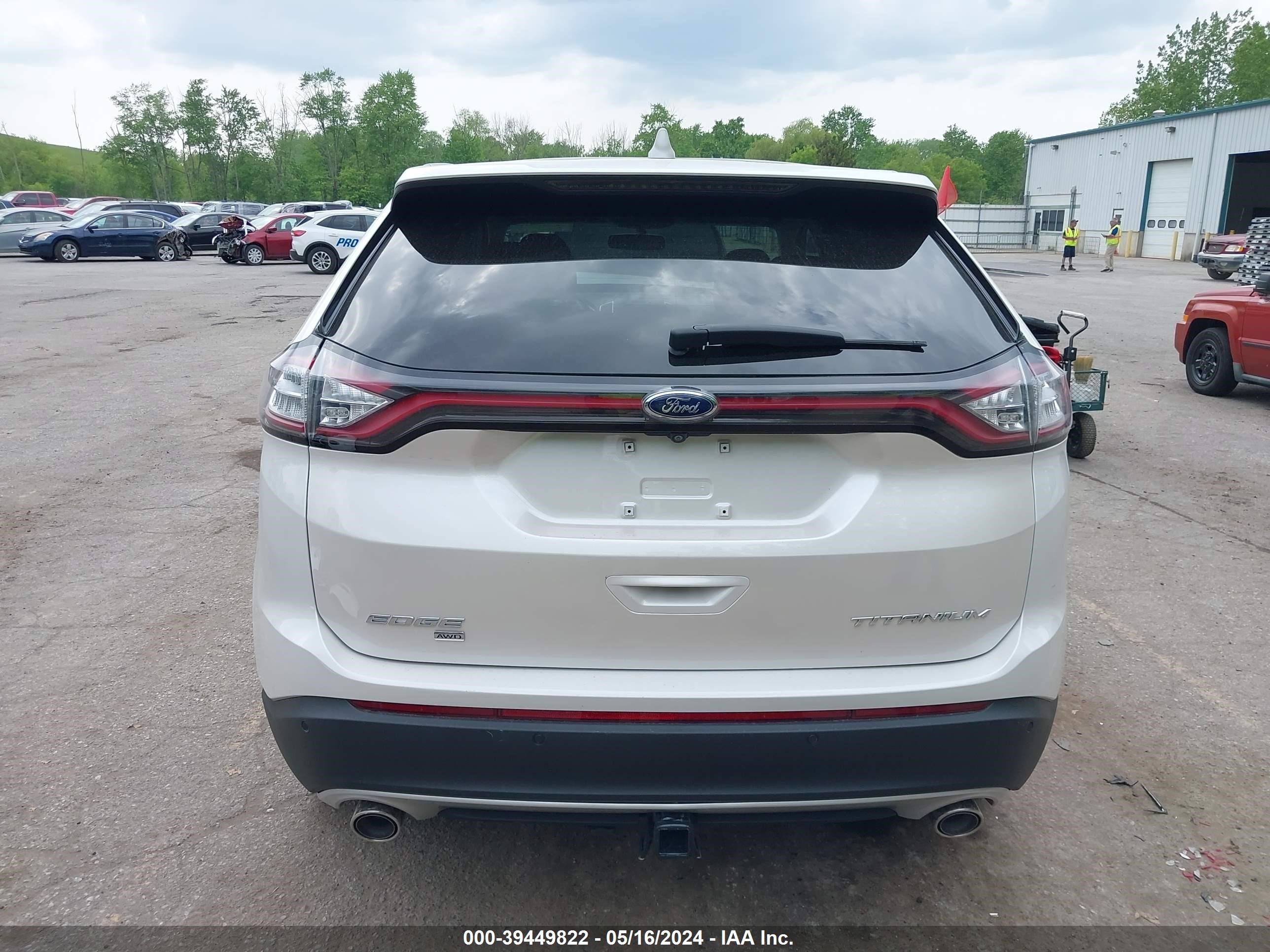 2016 Ford Edge Titanium vin: 2FMPK4K85GBB50550