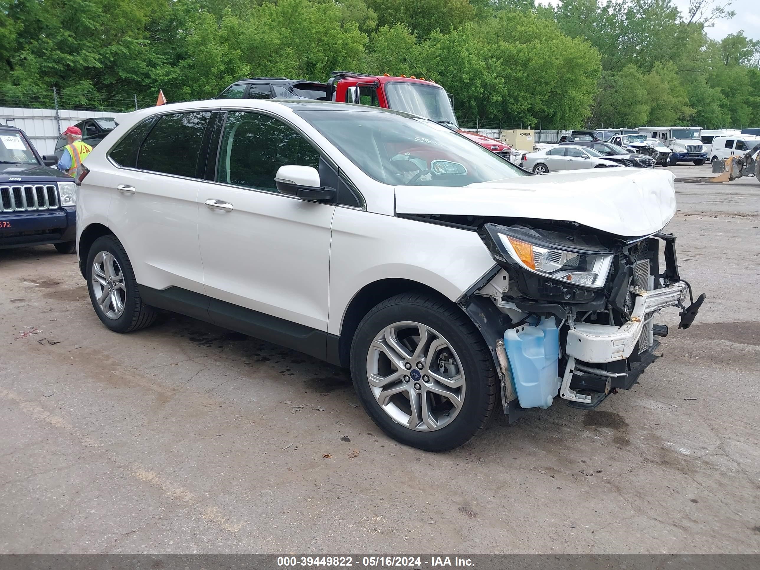 2016 Ford Edge Titanium vin: 2FMPK4K85GBB50550