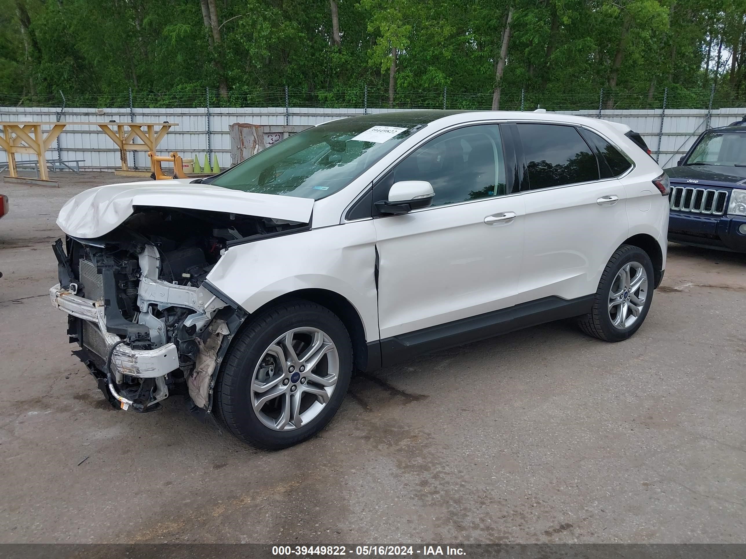 2016 Ford Edge Titanium vin: 2FMPK4K85GBB50550