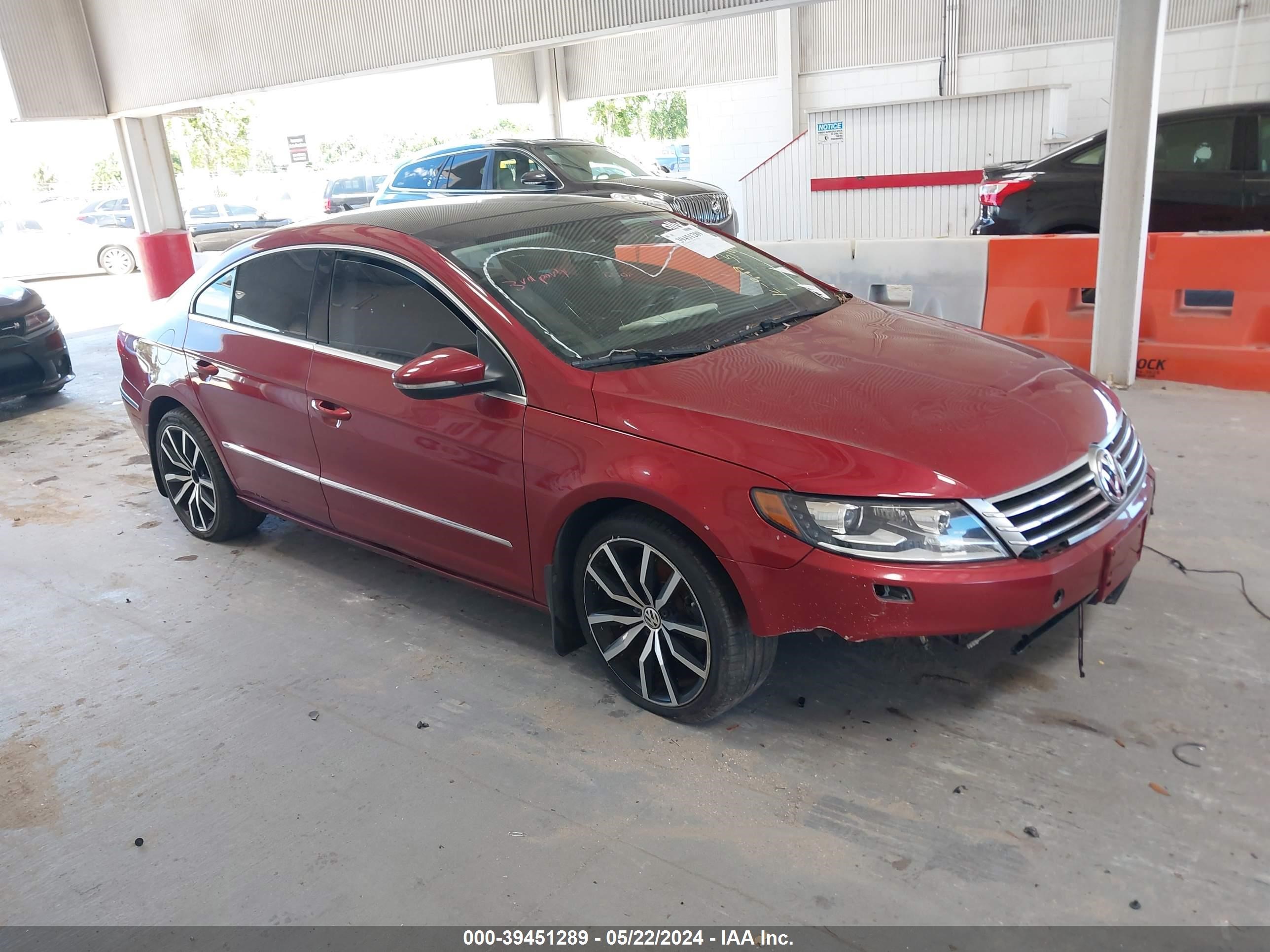 2015 Volkswagen Cc 2.0T Executive vin: WVWRP7ANXFE819230