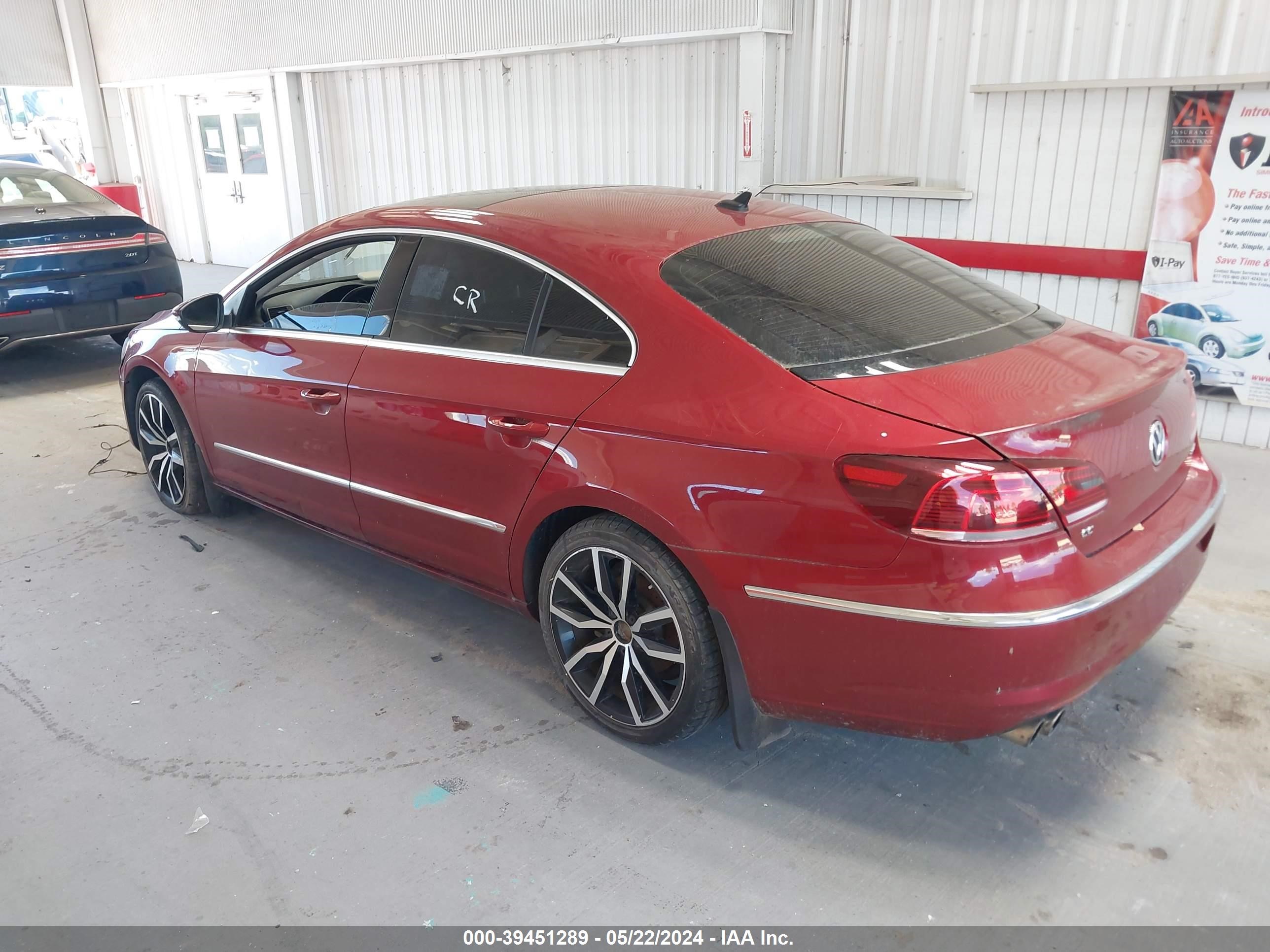 2015 Volkswagen Cc 2.0T Executive vin: WVWRP7ANXFE819230