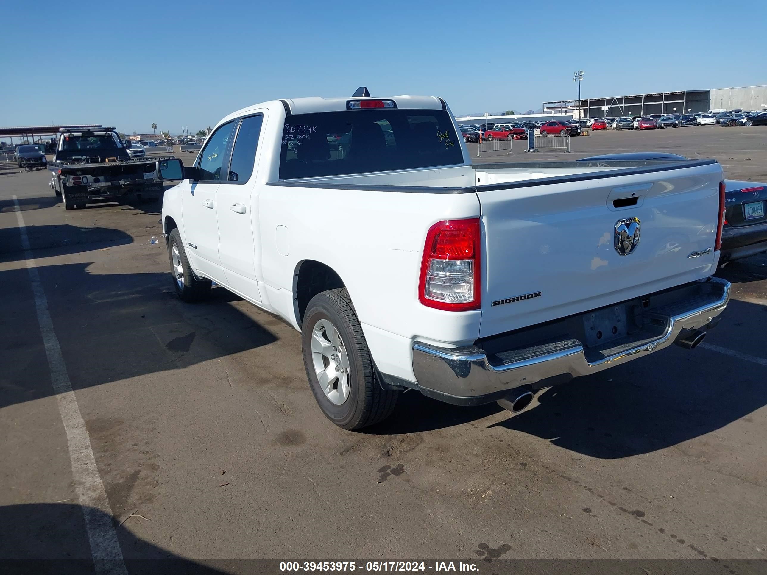 2022 Ram 1500 Big Horn Quad Cab 4X4 6'4 Box vin: 1C6SRFBT8NN164493