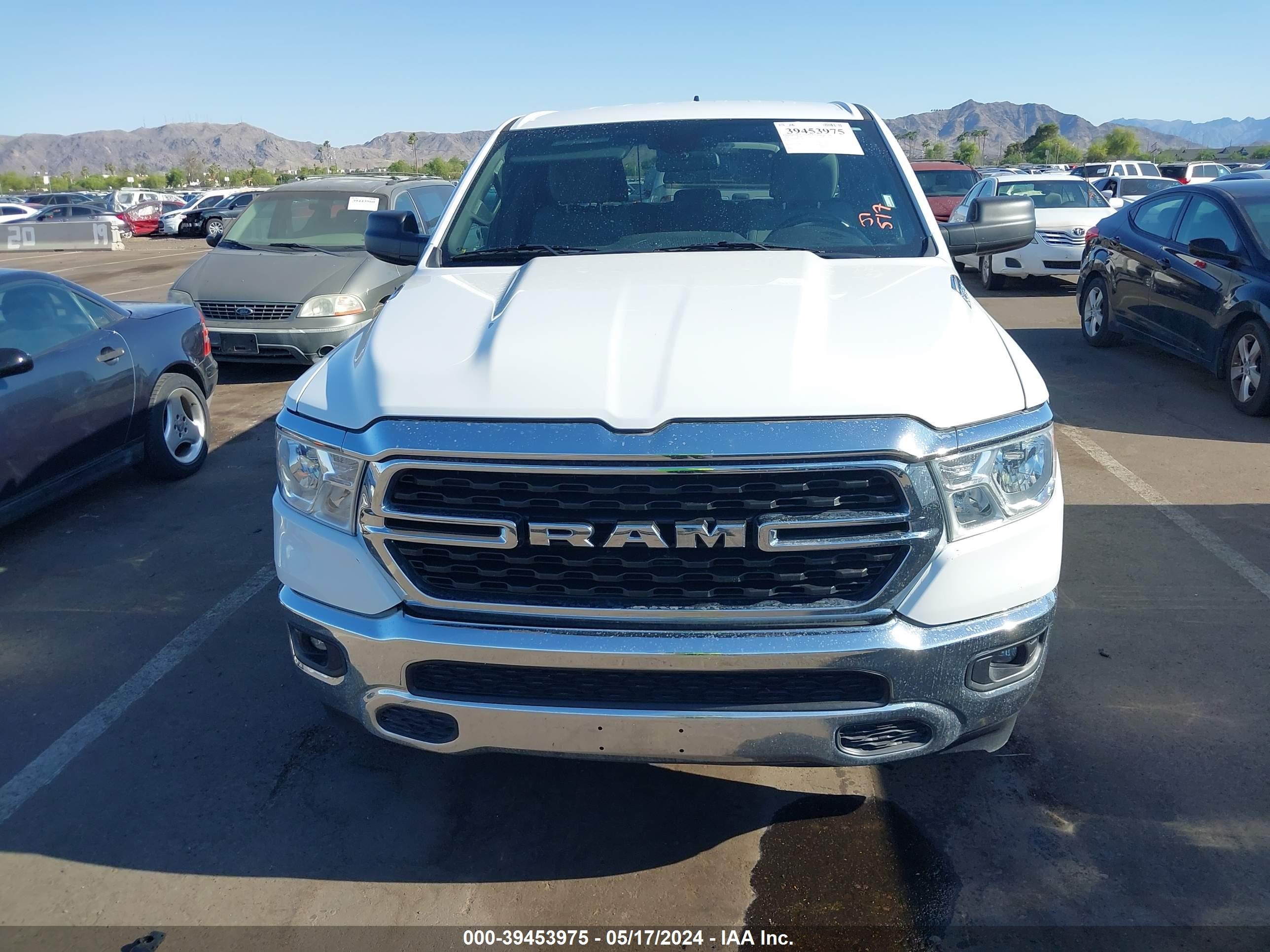 2022 Ram 1500 Big Horn Quad Cab 4X4 6'4 Box vin: 1C6SRFBT8NN164493