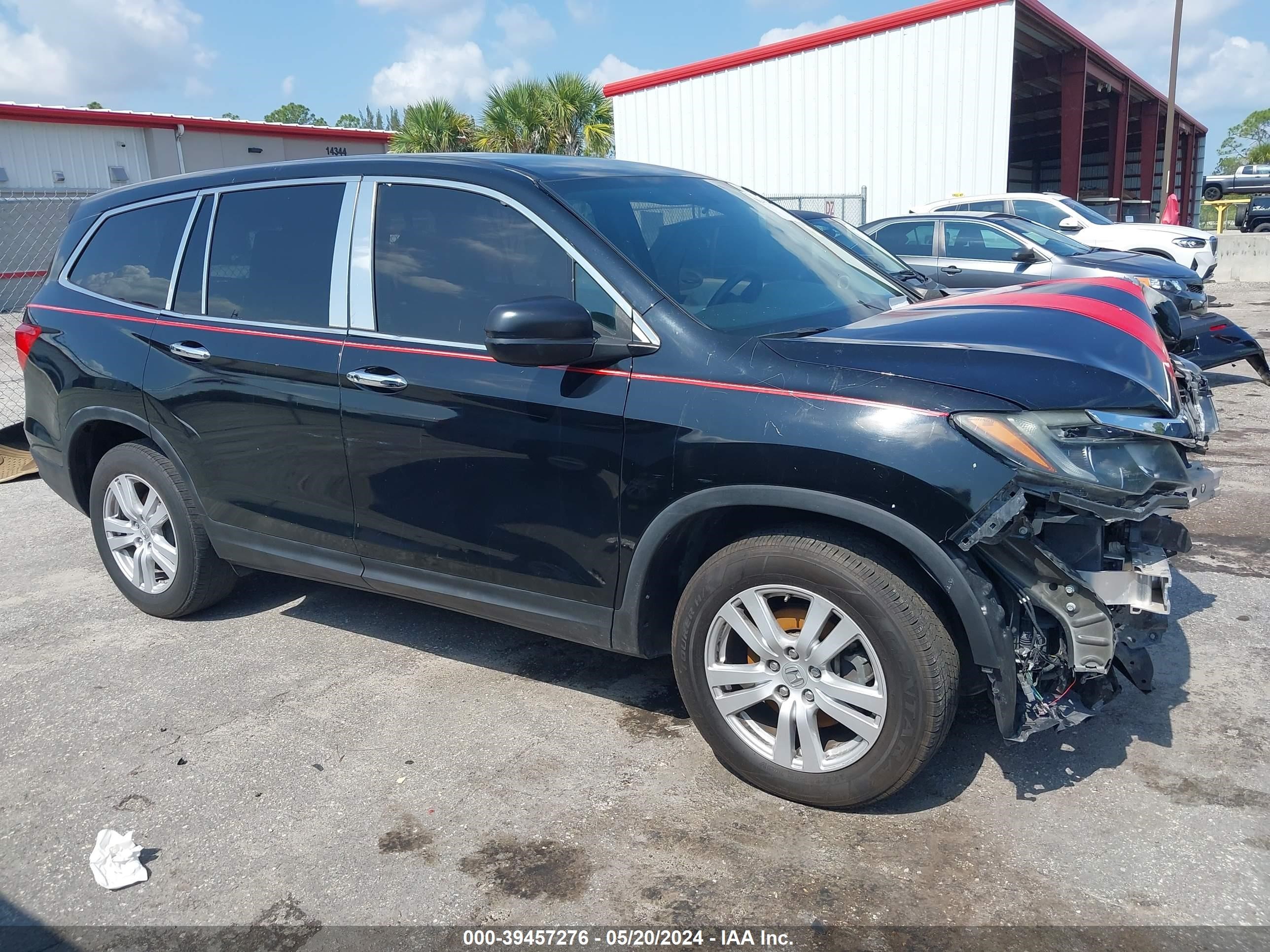 2017 Honda Pilot Lx vin: 5FNYF5H14HB026268