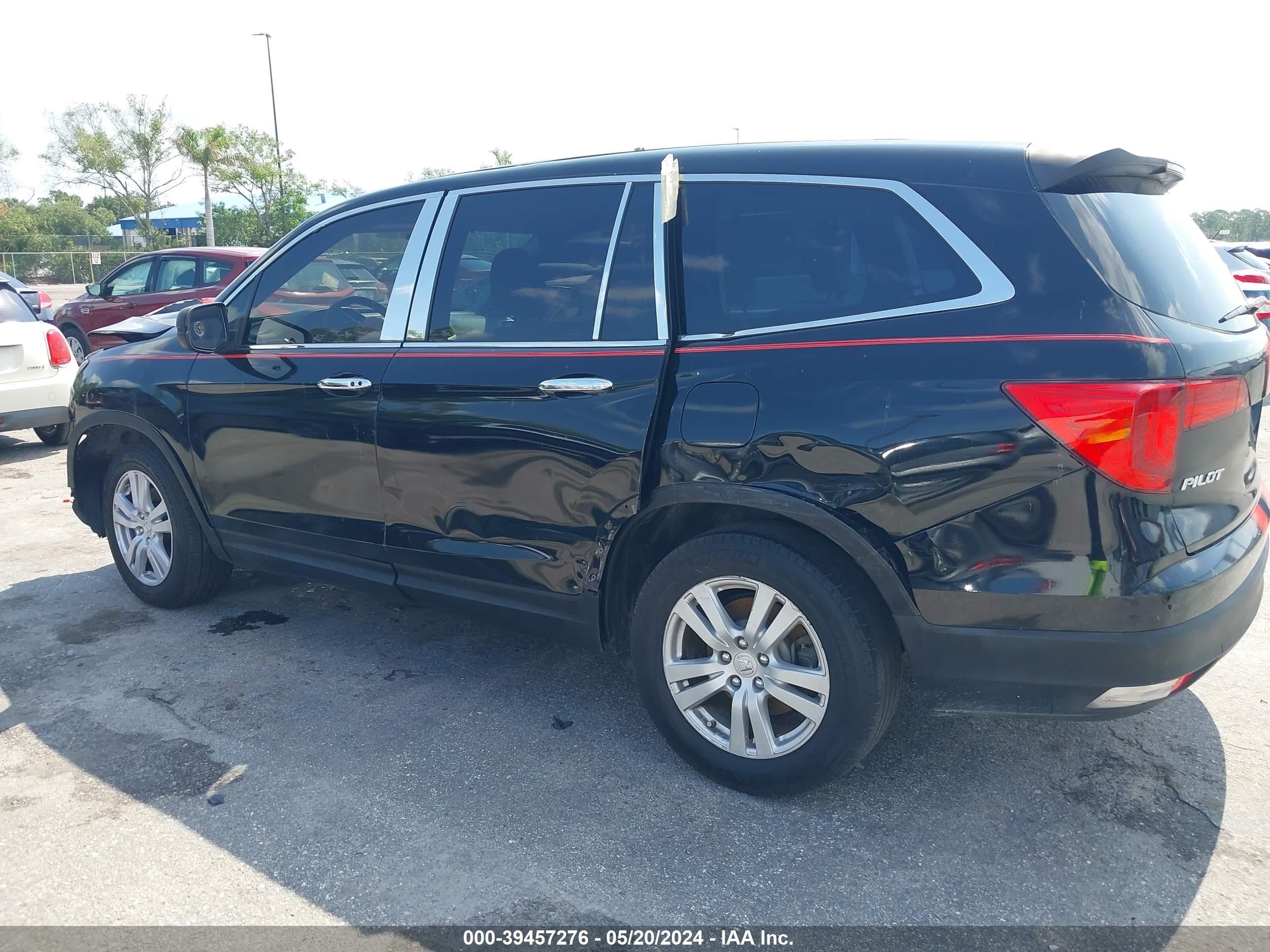 2017 Honda Pilot Lx vin: 5FNYF5H14HB026268