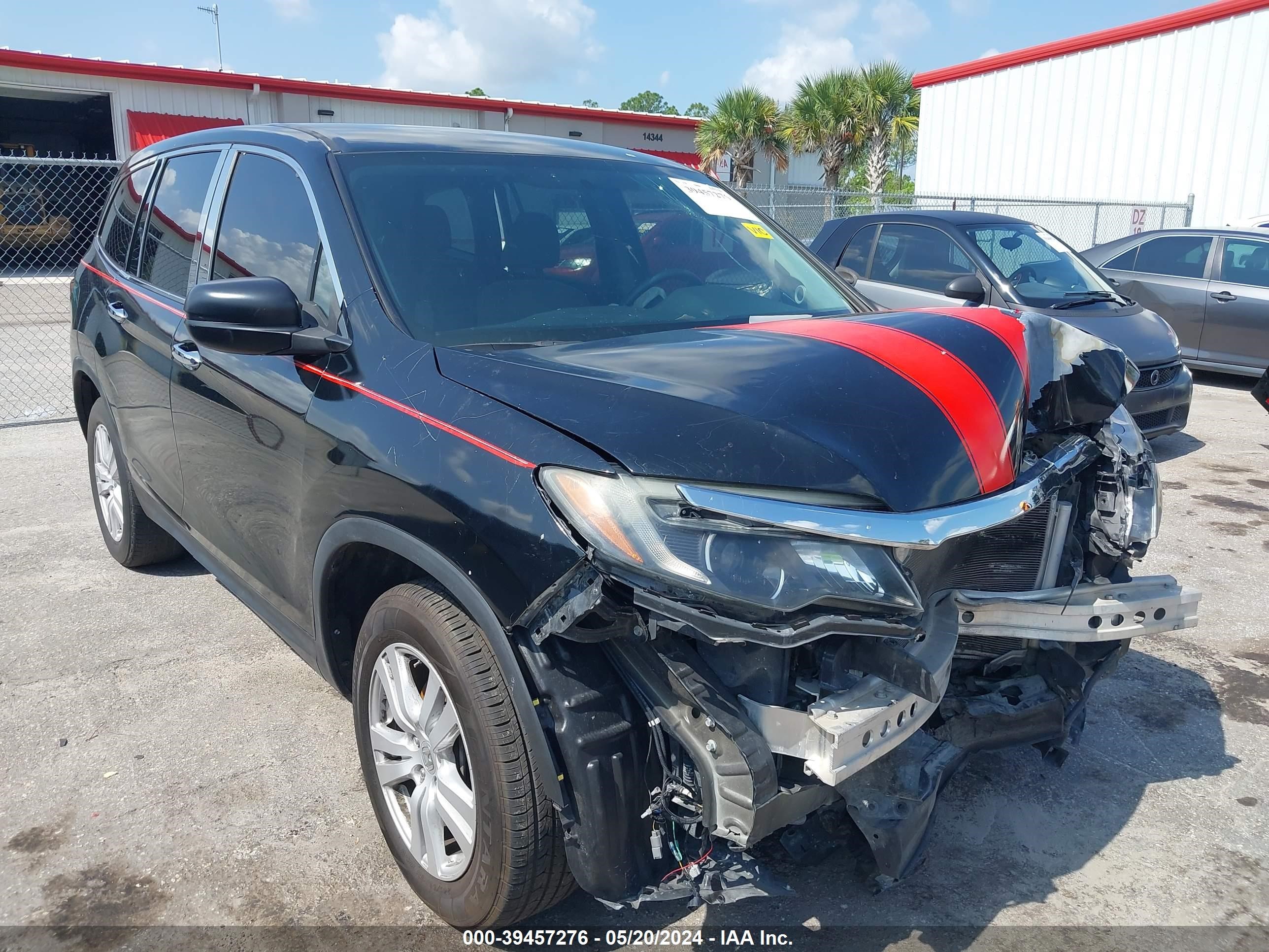 2017 Honda Pilot Lx vin: 5FNYF5H14HB026268