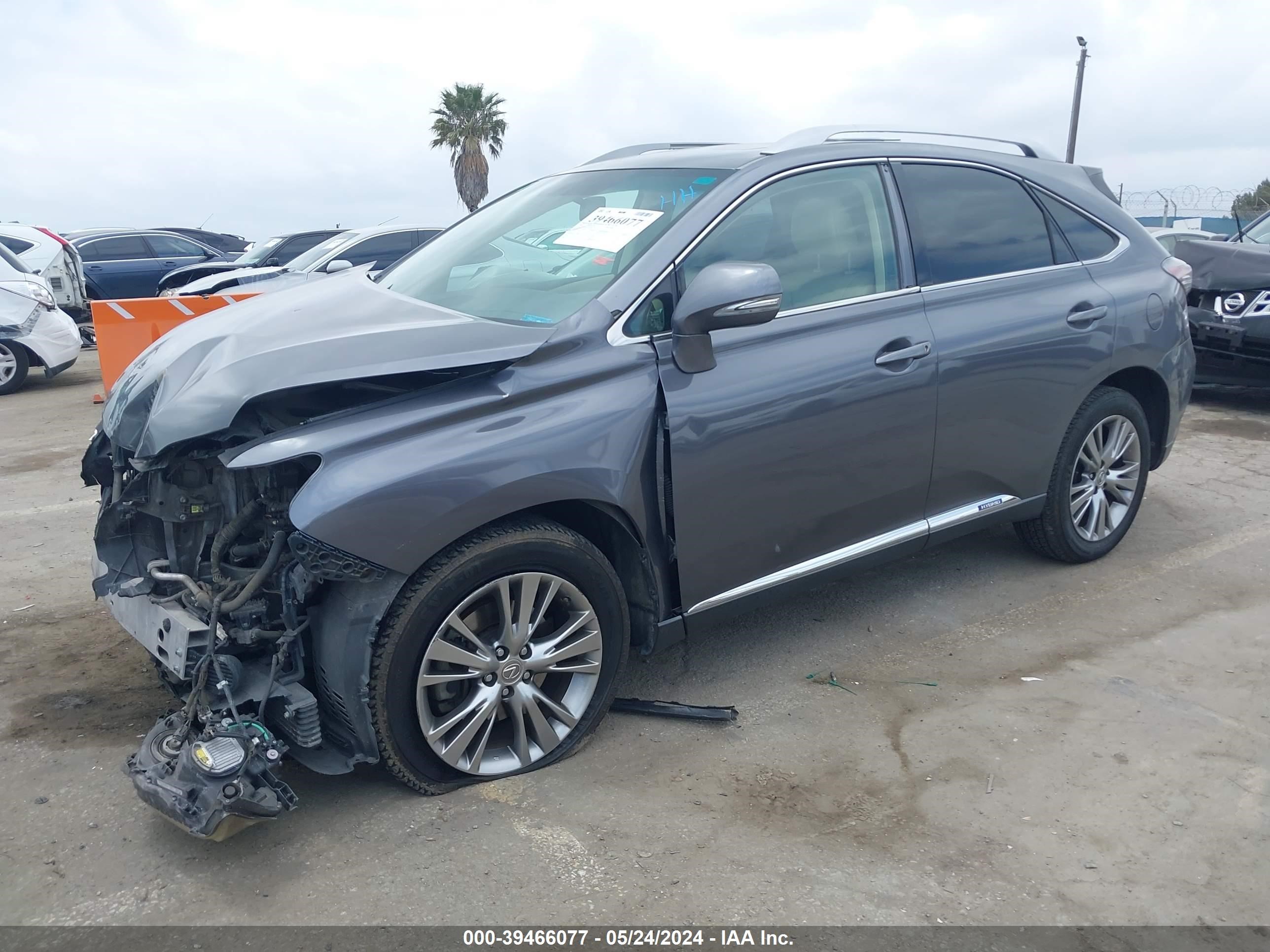 2013 Lexus Rx 450H vin: JTJBC1BA7D2052406