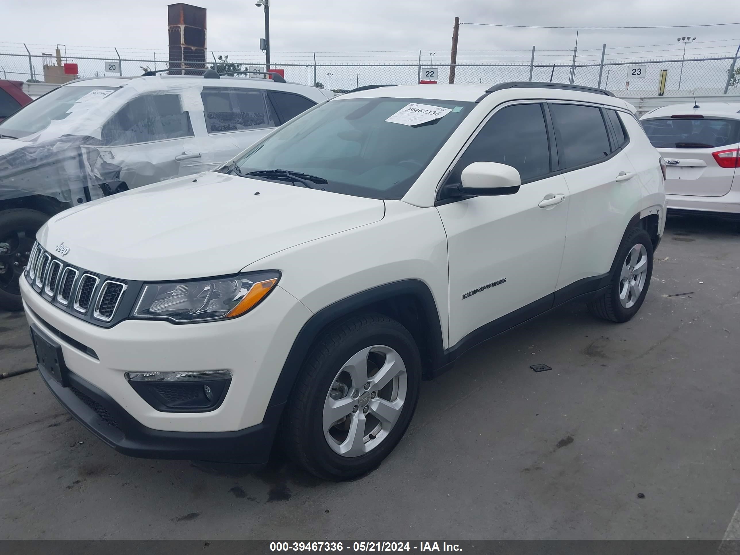 2021 Jeep Compass Latitude Fwd vin: 3C4NJCBB0MT514331