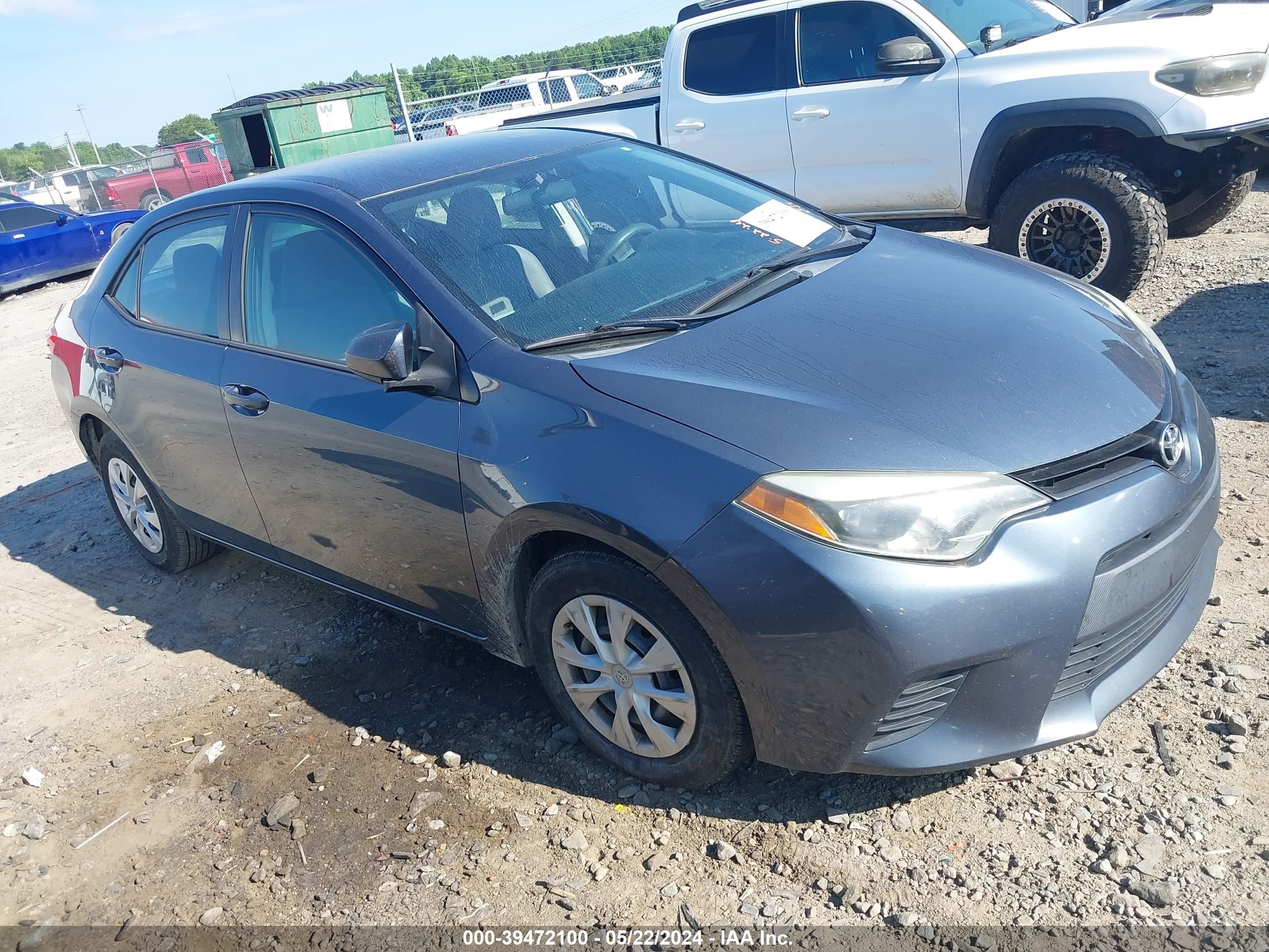 2014 Toyota Corolla L vin: 2T1BURHEXEC115977