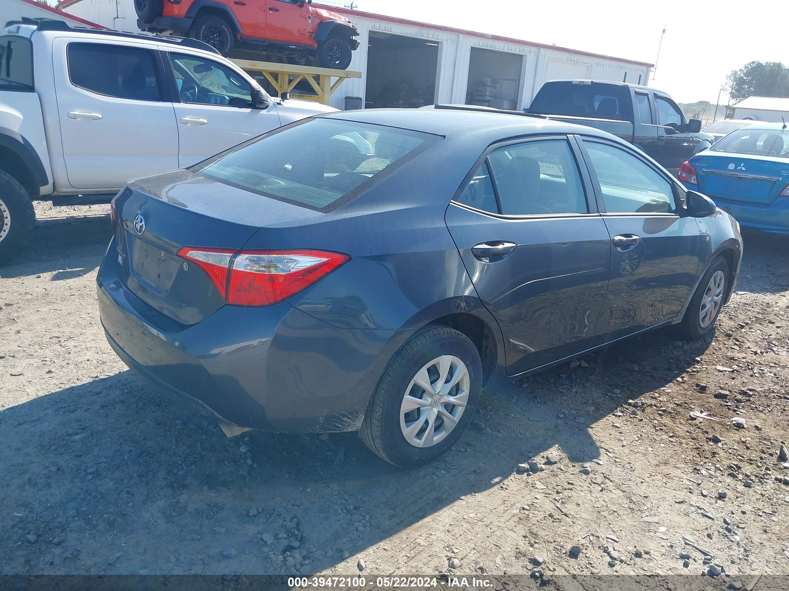 2014 Toyota Corolla L vin: 2T1BURHEXEC115977