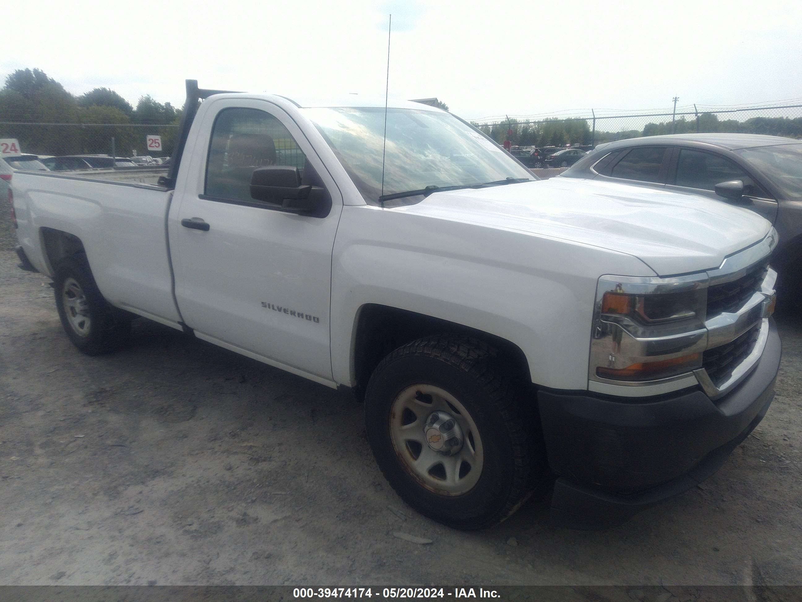 2018 Chevrolet Silverado 1500 Wt vin: 1GCNCNEH2JZ380268