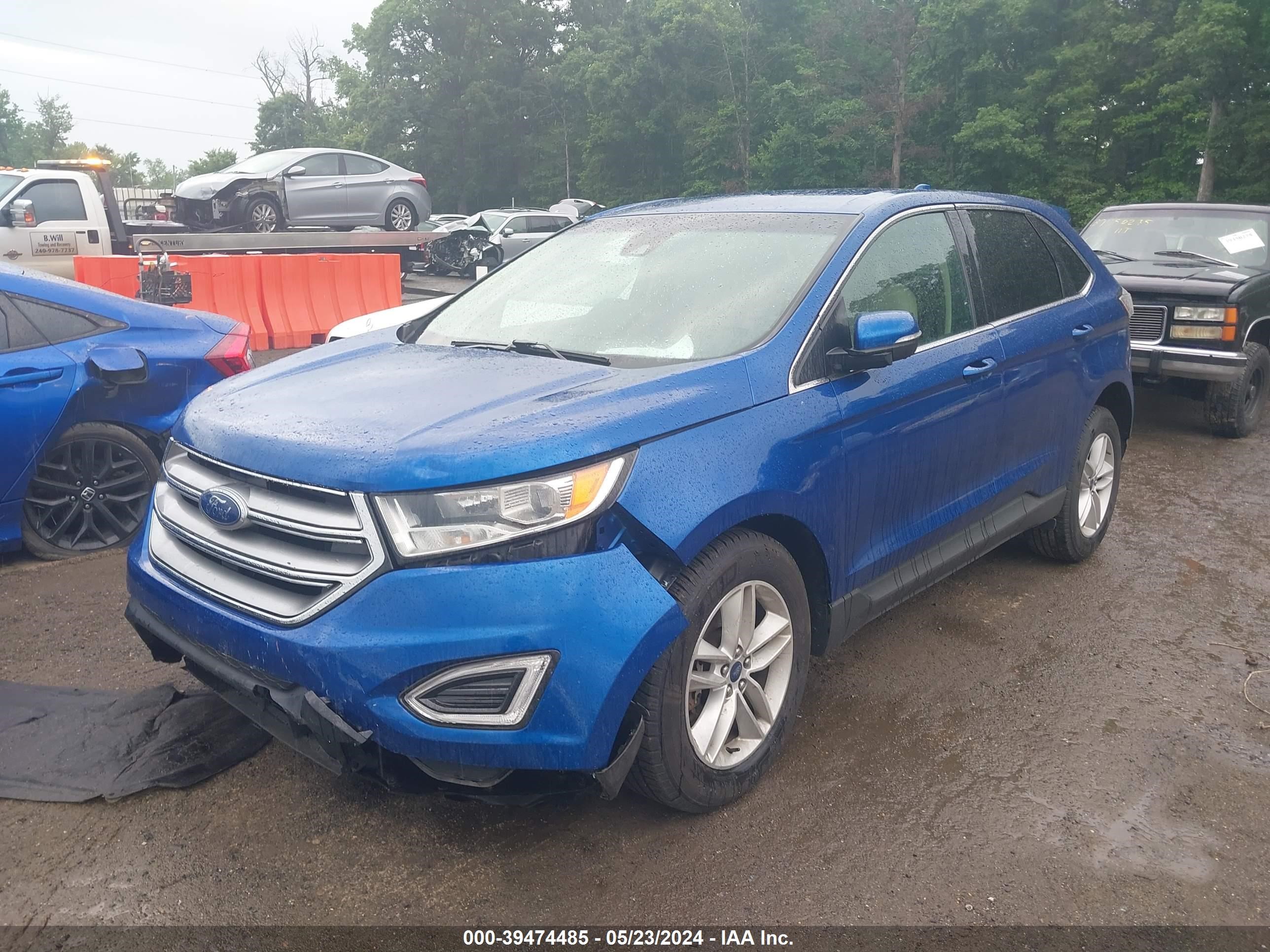 2018 Ford Edge Sel vin: 2FMPK4J93JBC30589