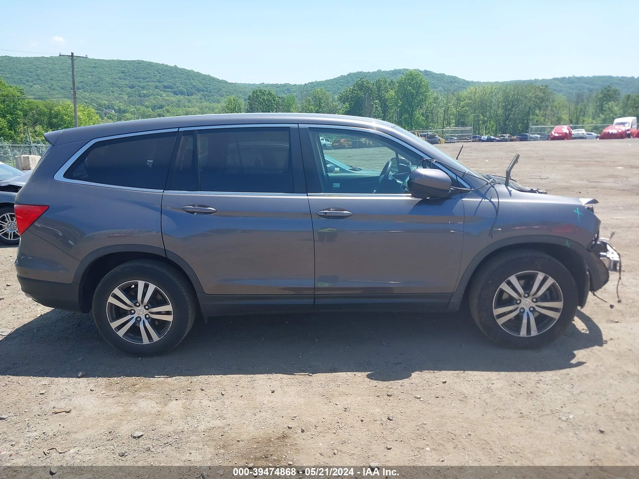 2018 Honda Pilot Ex-L vin: 5FNYF6H54JB072536