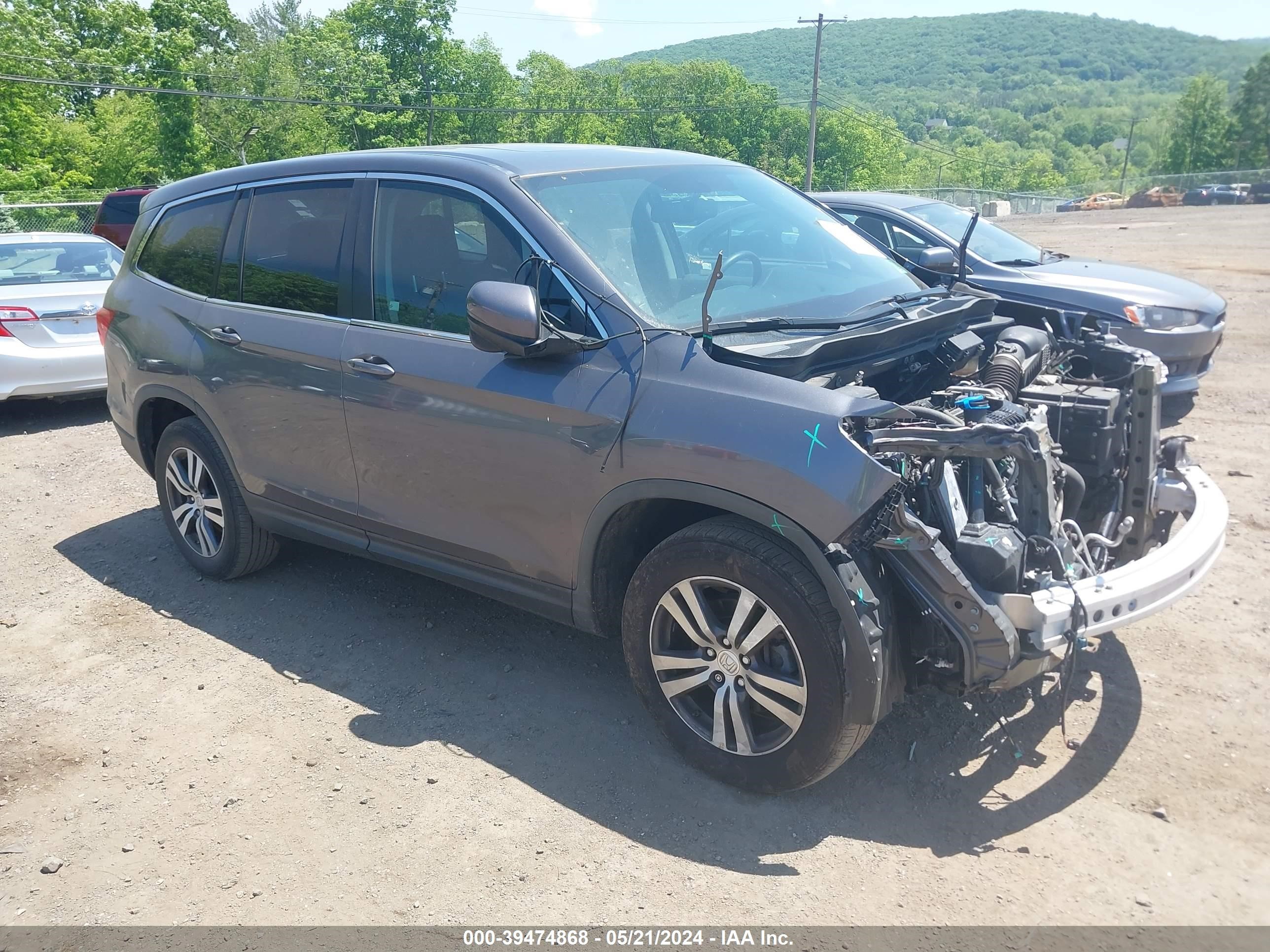 2018 Honda Pilot Ex-L vin: 5FNYF6H54JB072536