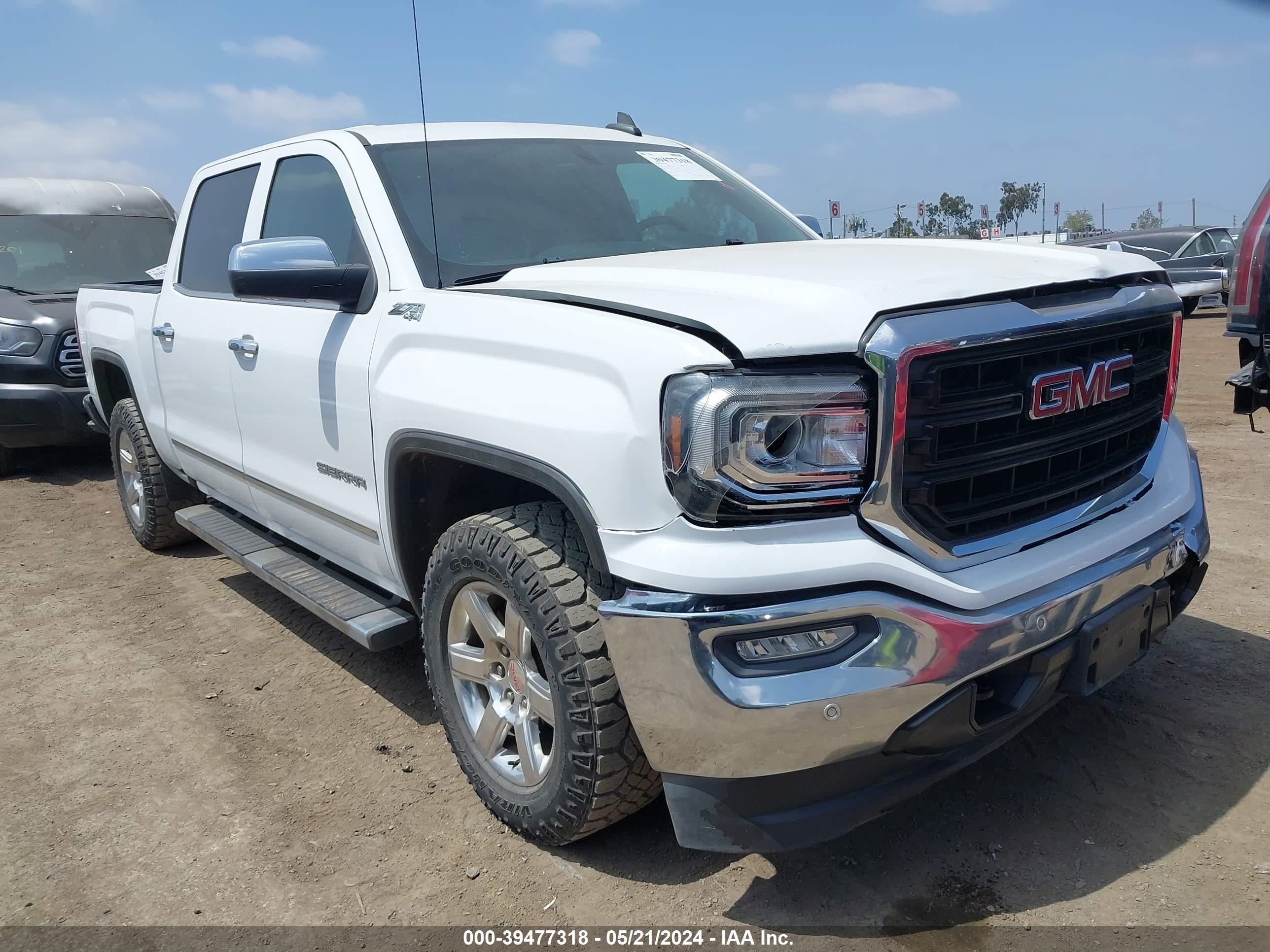 2017 GMC Sierra K1500 Slt vin: 3GTU2NECOHG327758