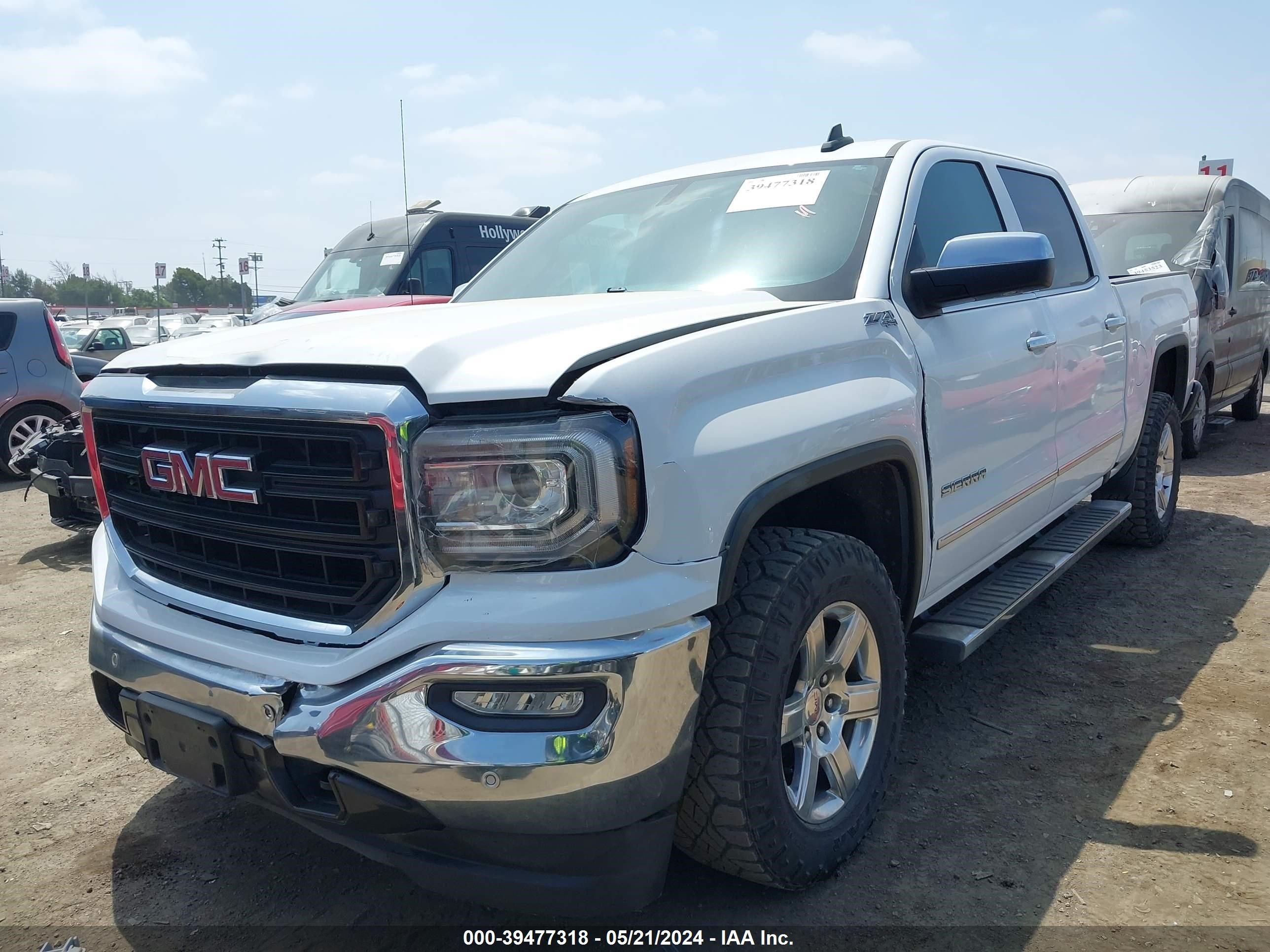 2017 GMC Sierra K1500 Slt vin: 3GTU2NECOHG327758