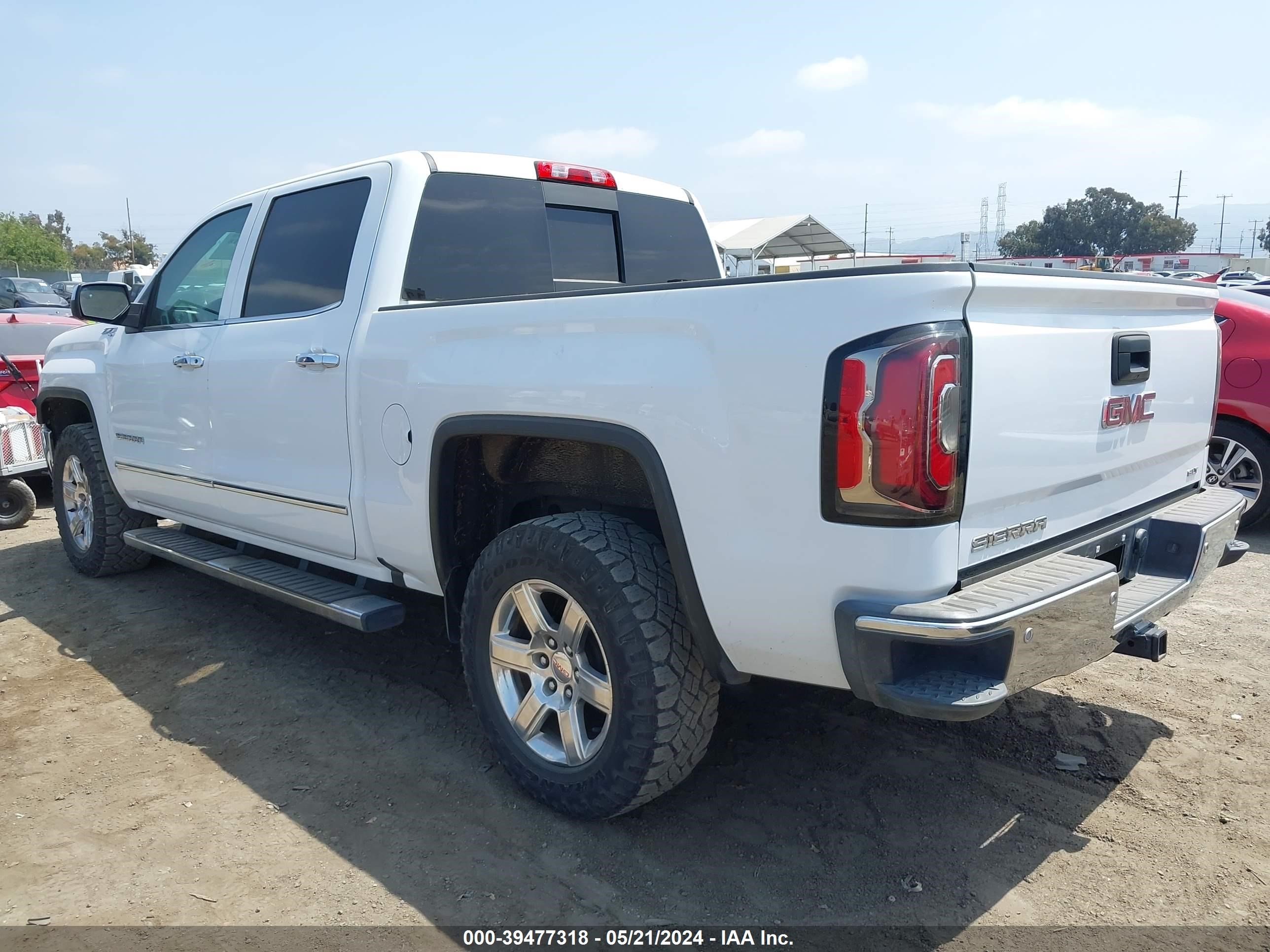 2017 GMC Sierra K1500 Slt vin: 3GTU2NECOHG327758