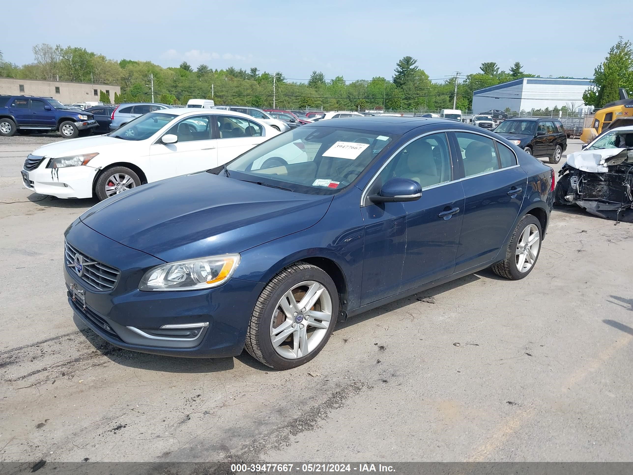 2015 Volvo S60 T5 Premier vin: YV1612TK2F1357242