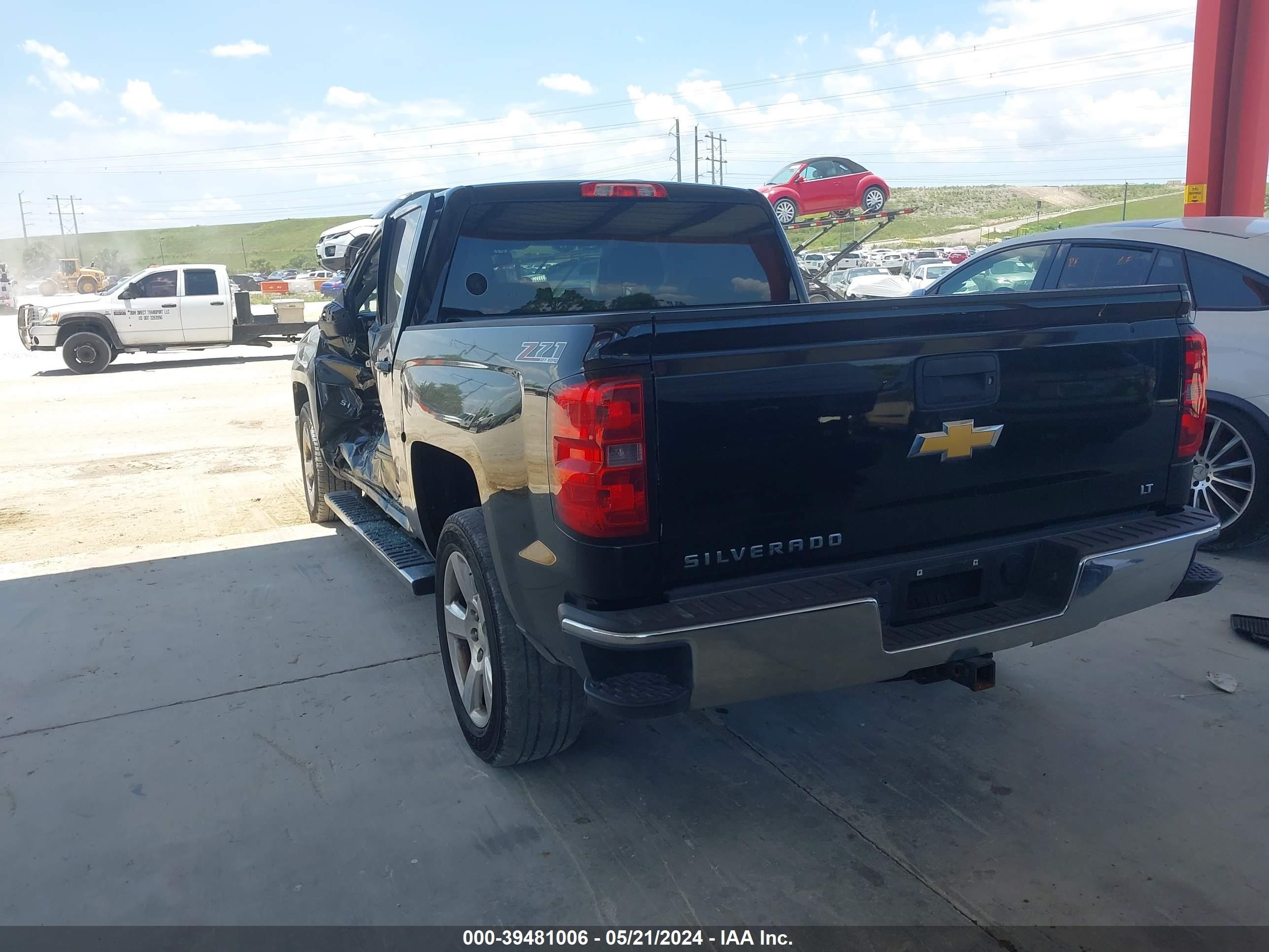 2015 Chevrolet Silverado 1500 2Lt vin: 3GCUKRECXFG124414