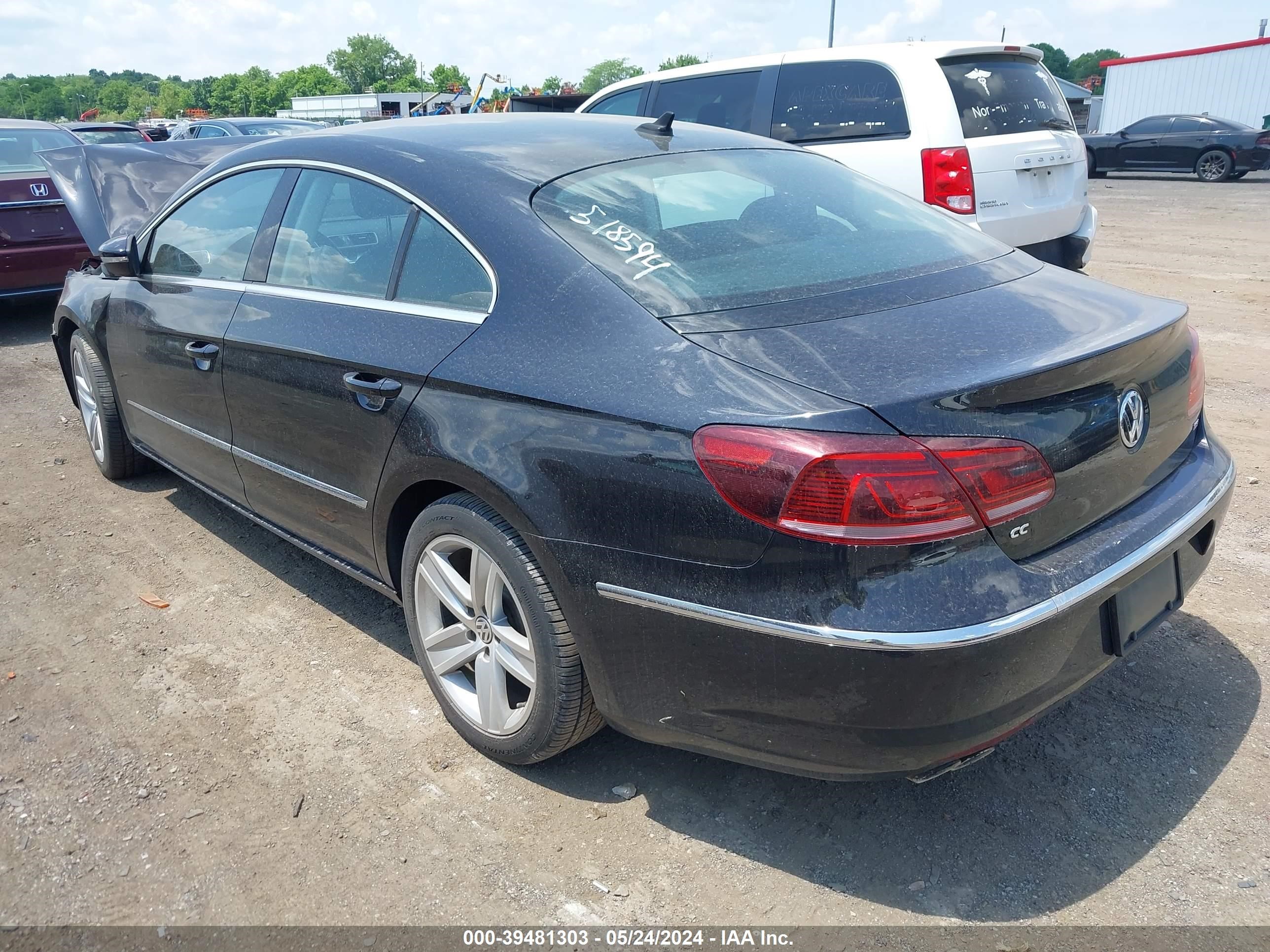 2016 Volkswagen Cc 2.0T Sport vin: WVWBP7AN7GE518594