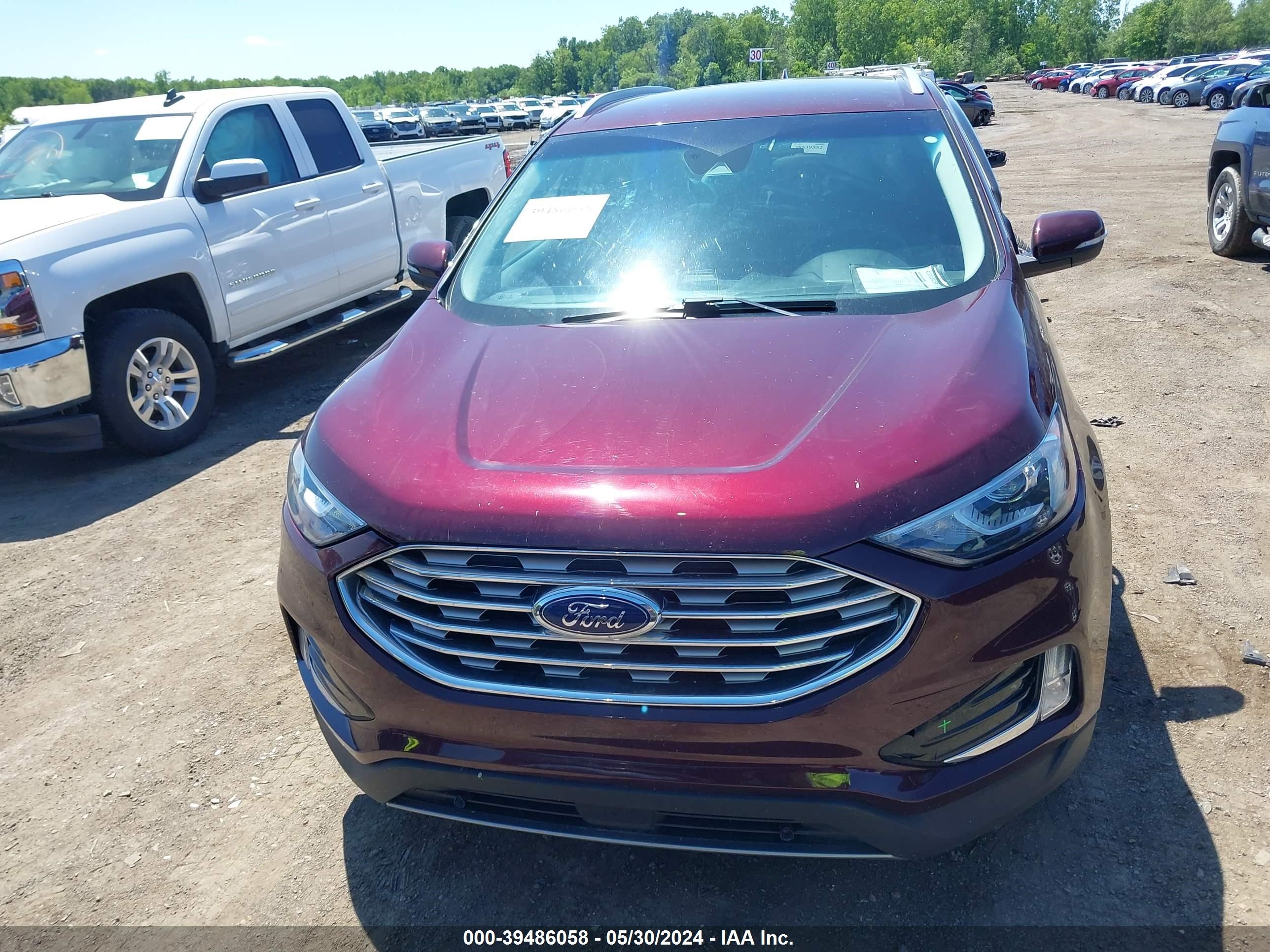 2020 Ford Edge Sel vin: 2FMPK4J9XLBA81360