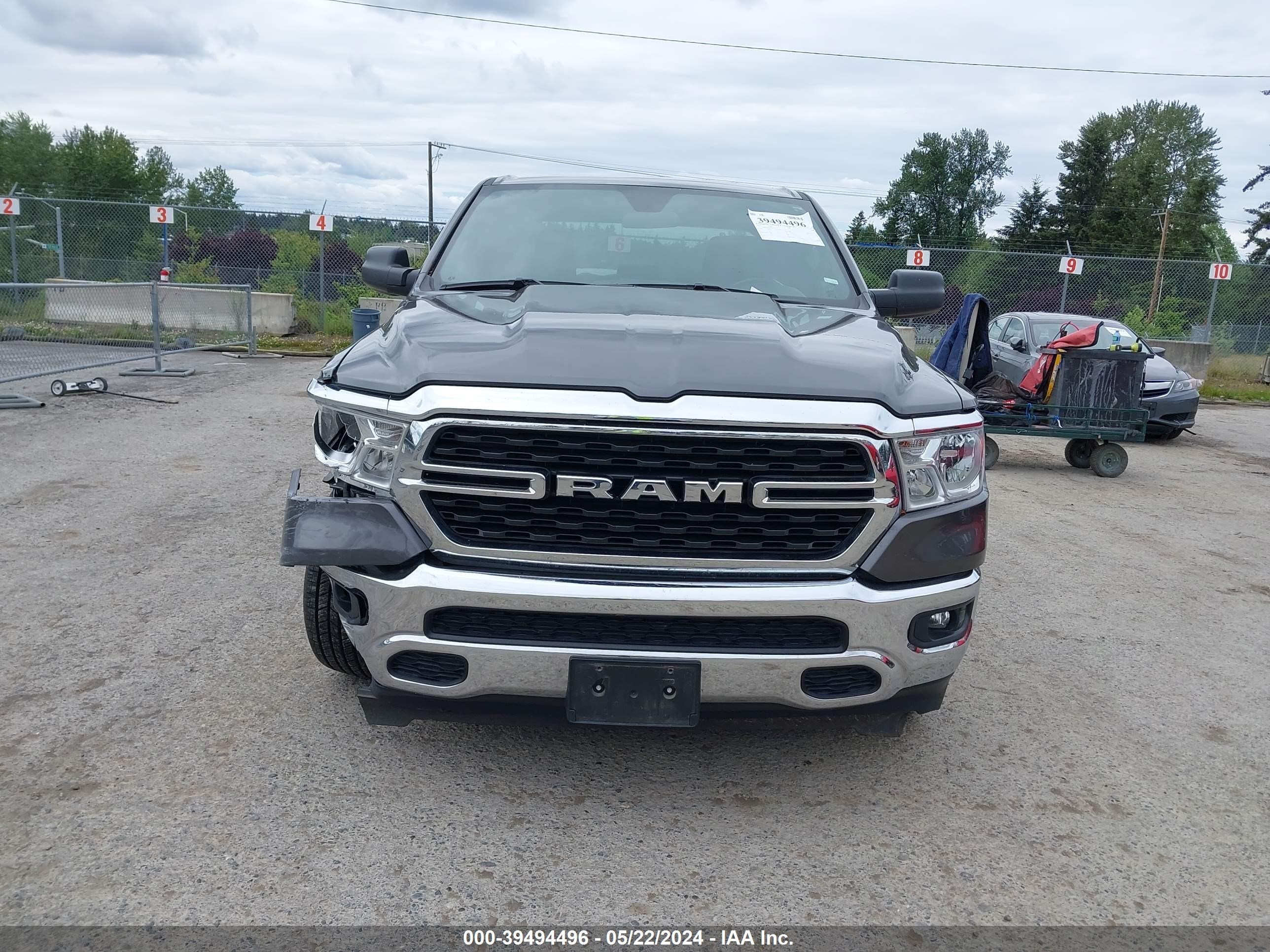 2022 Ram 1500 Big Horn Quad Cab 4X2 6'4 Box vin: 1C6RREBG8NN273967