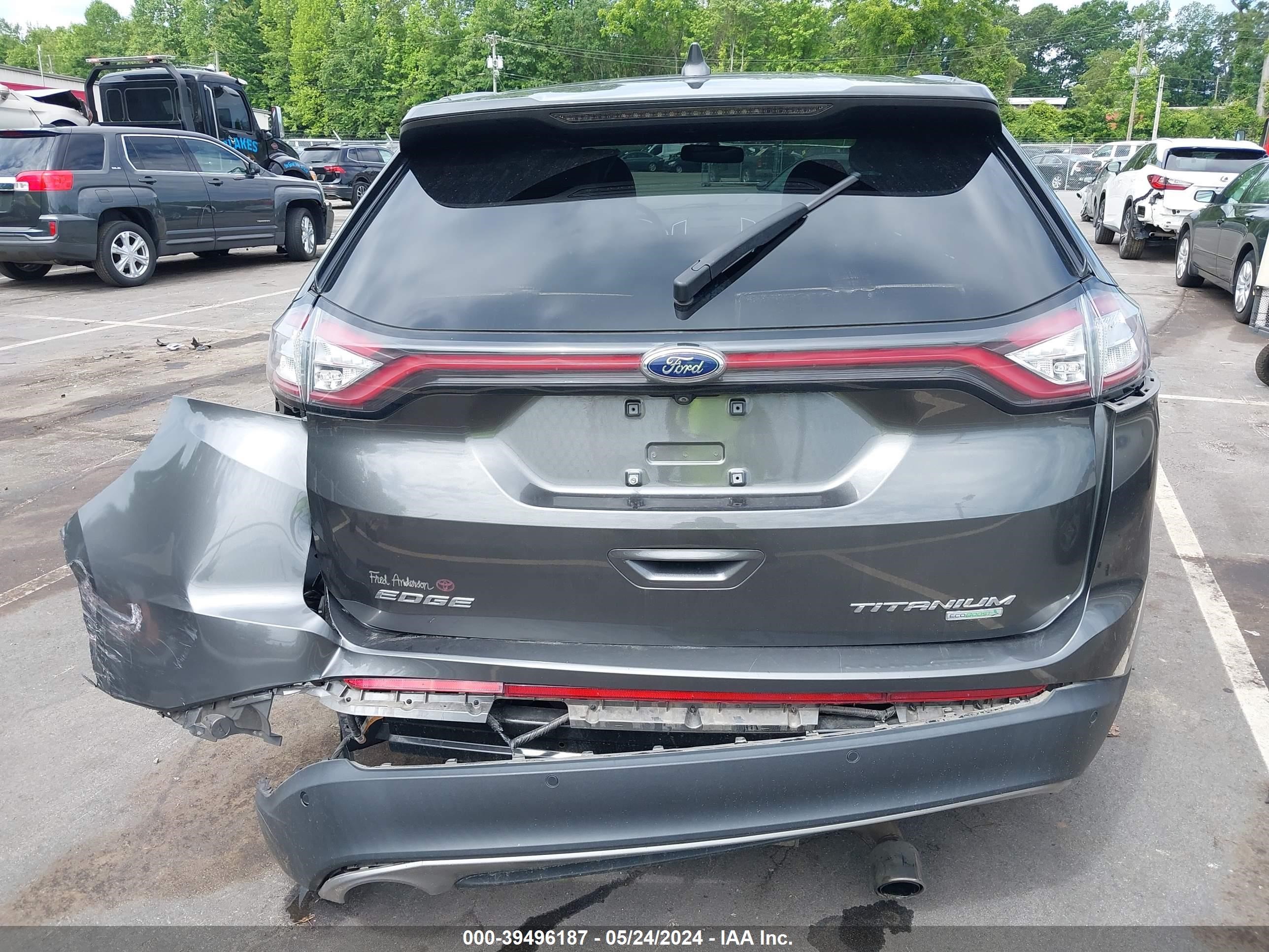 2018 Ford Edge Titanium vin: 2FMPK3K99JBC28290