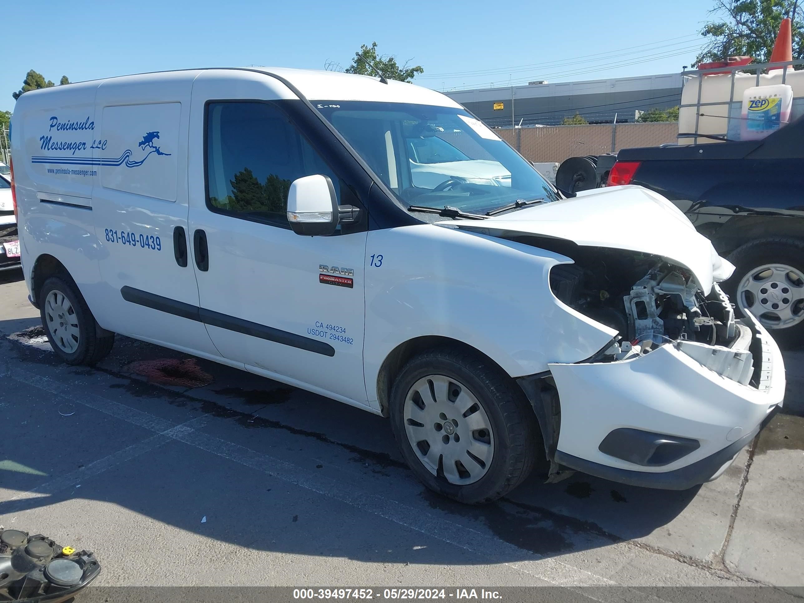 2016 Ram Promaster City Tradesman Slt vin: ZFBERFBT0G6C57517