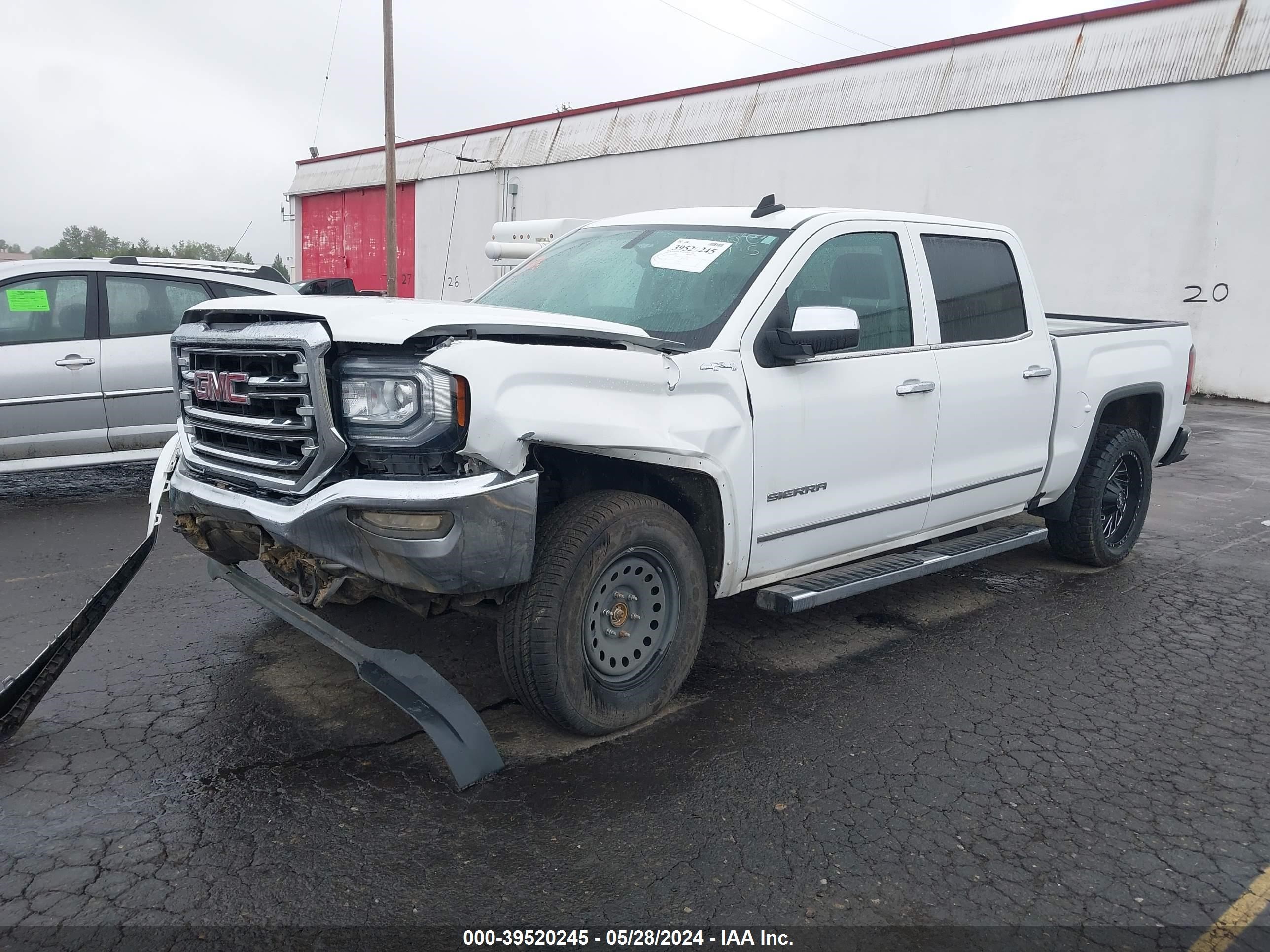 2018 GMC Sierra 1500 Slt vin: 3GTU2NECXJG511983