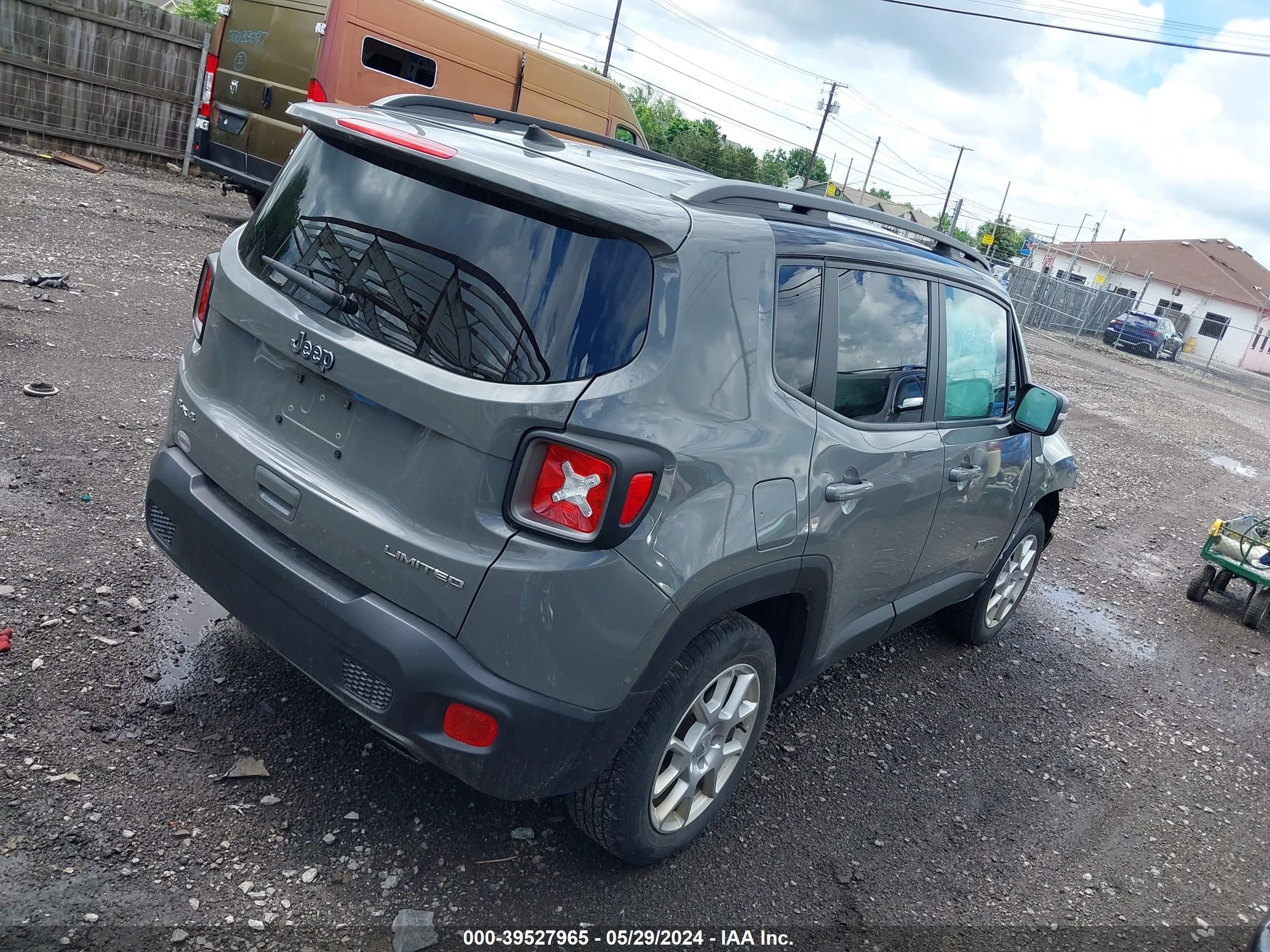 2021 Jeep Renegade Limited 4X4 vin: ZACNJDD10MPM34316