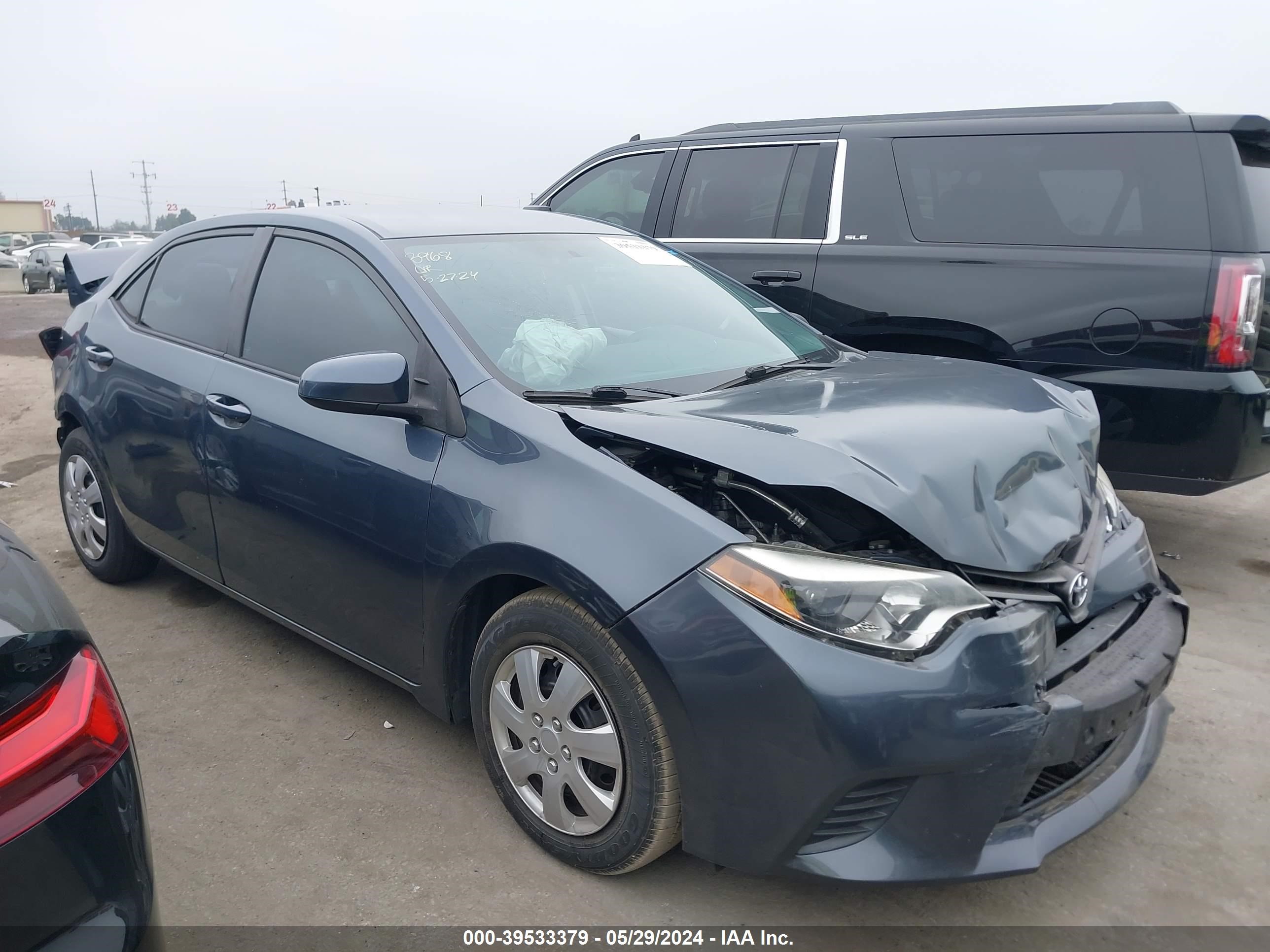 2016 Toyota Corolla L vin: 5YFBURHE5GP375061