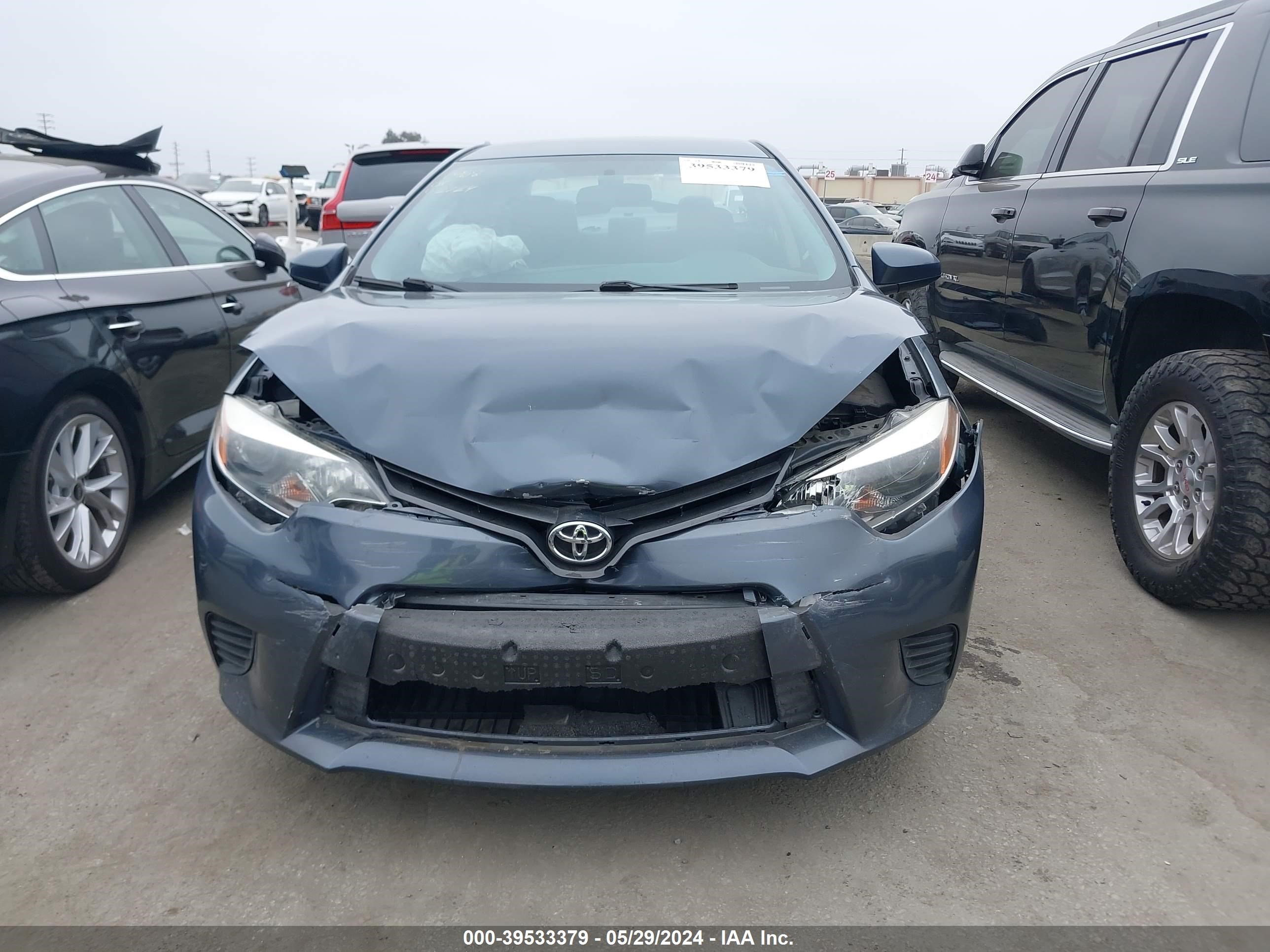 2016 Toyota Corolla L vin: 5YFBURHE5GP375061