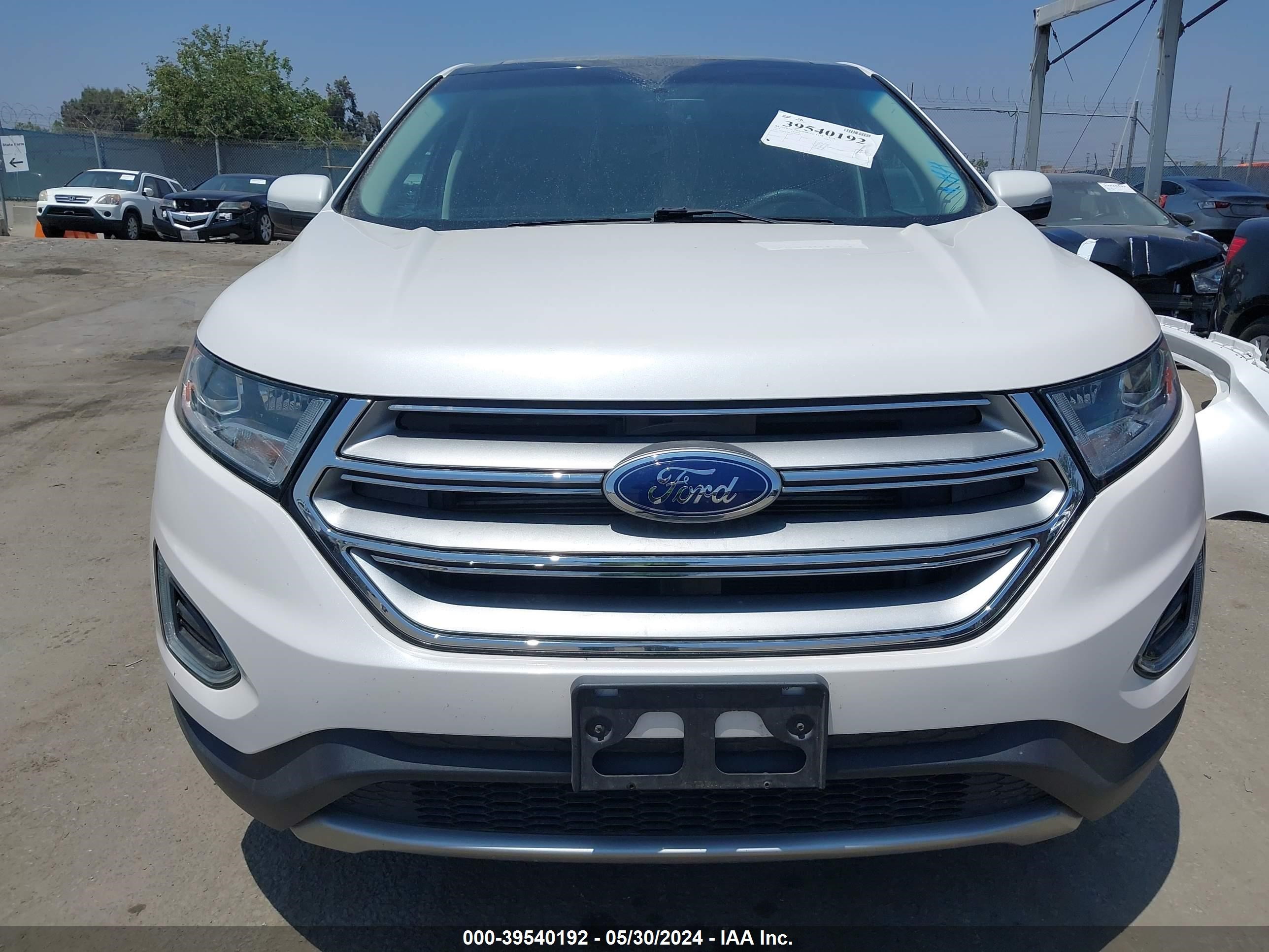 2018 Ford Edge Sel vin: 2FMPK3J87JBB05483